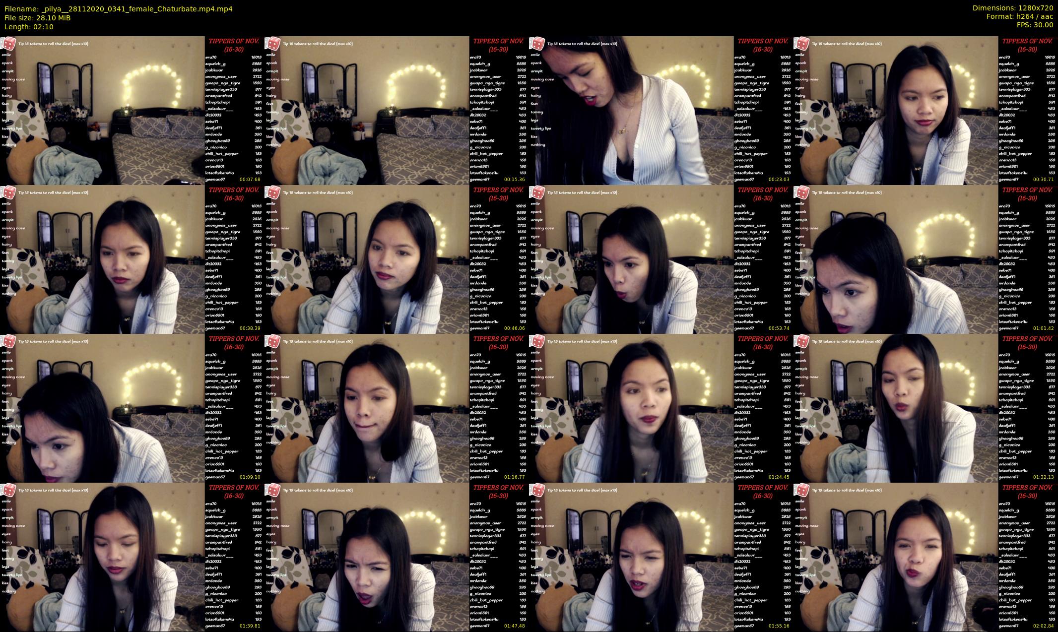 _pilya_ — 3 minute Chaturbate female cam show recording, 720p, Nov 28, 2020