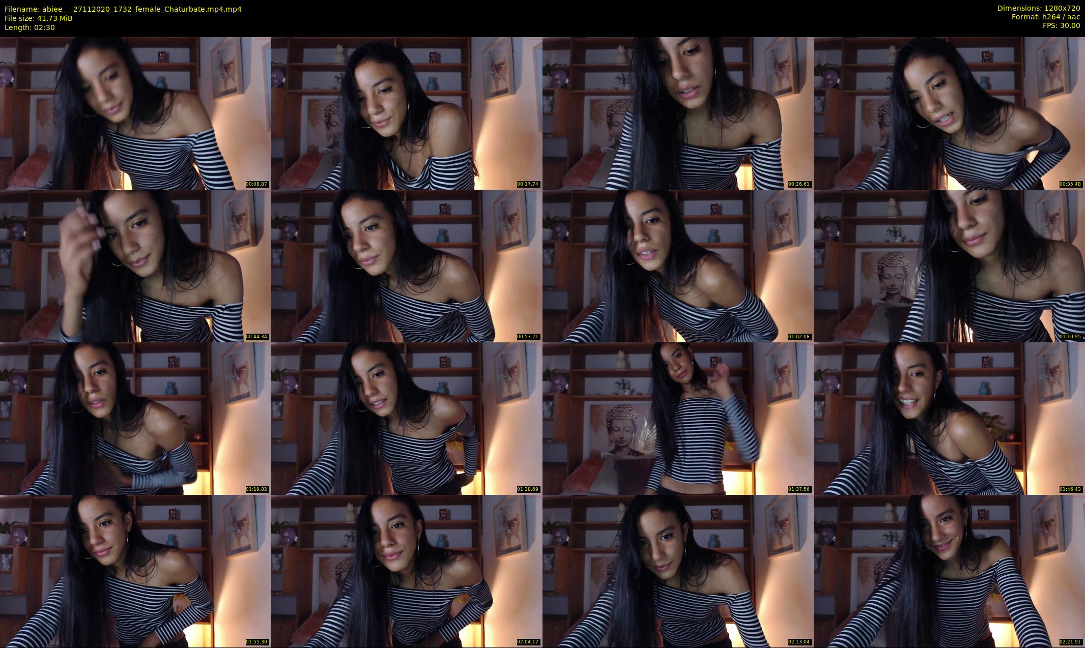abiee__ — 3 minute Chaturbate female cam show recording, 720p, Nov 27, 2020