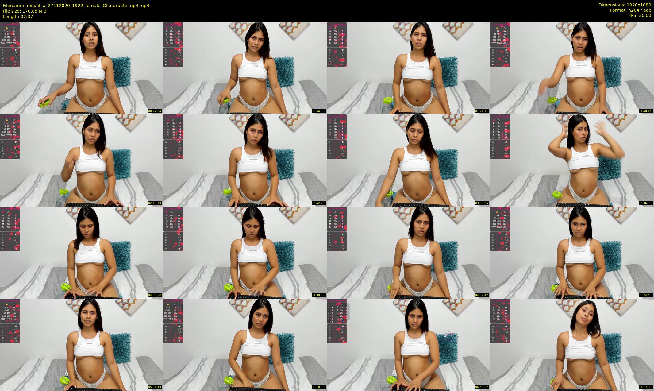 abigail_w — 8 minute Chaturbate female cam show recording, 1080p, Nov 27, 2020
