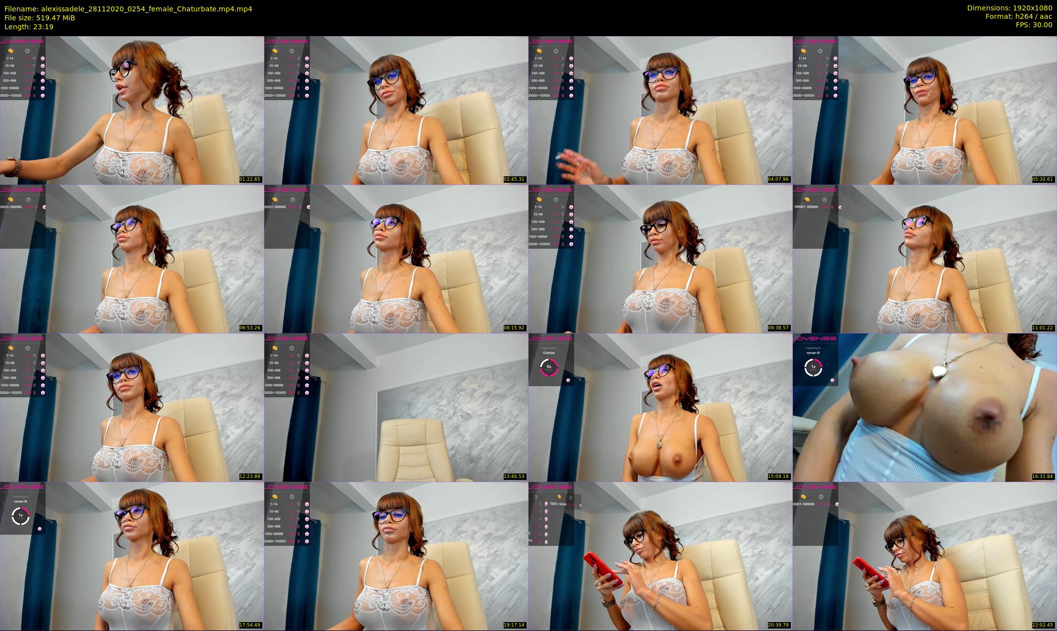 alexissadele — 24 minute Chaturbate female cam show recording, 1080p, Nov 28, 2020