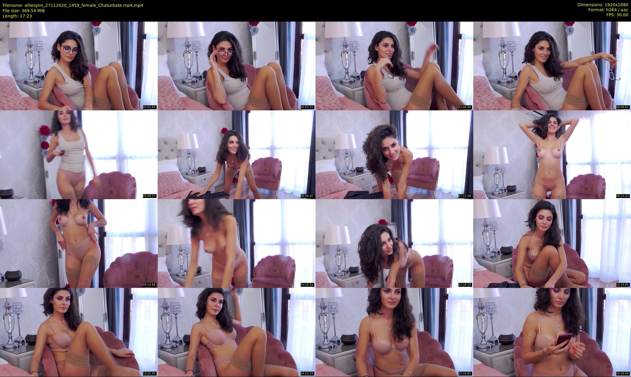 alliesynn — 18 minute Chaturbate female cam show recording, 1080p, Nov 27, 2020