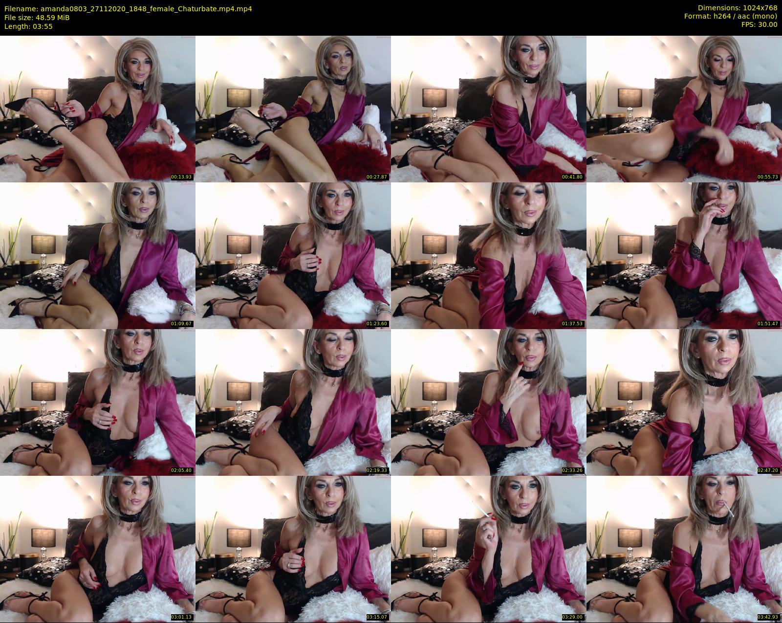 amanda0803 — 4 minute Chaturbate female cam show recording, 720p, Nov 27, 2020