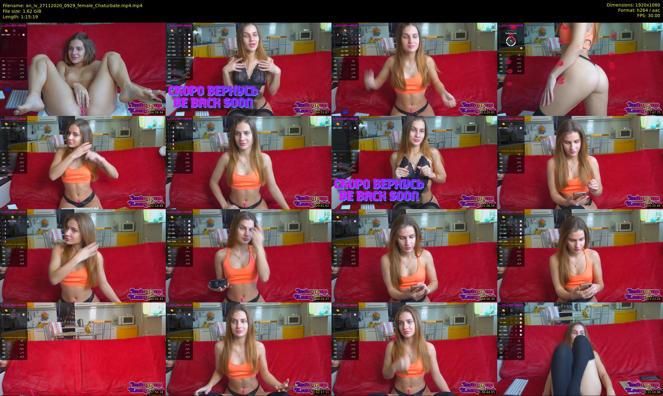 an_iv — 76 minute Chaturbate female cam show recording, 1080p, Nov 27, 2020