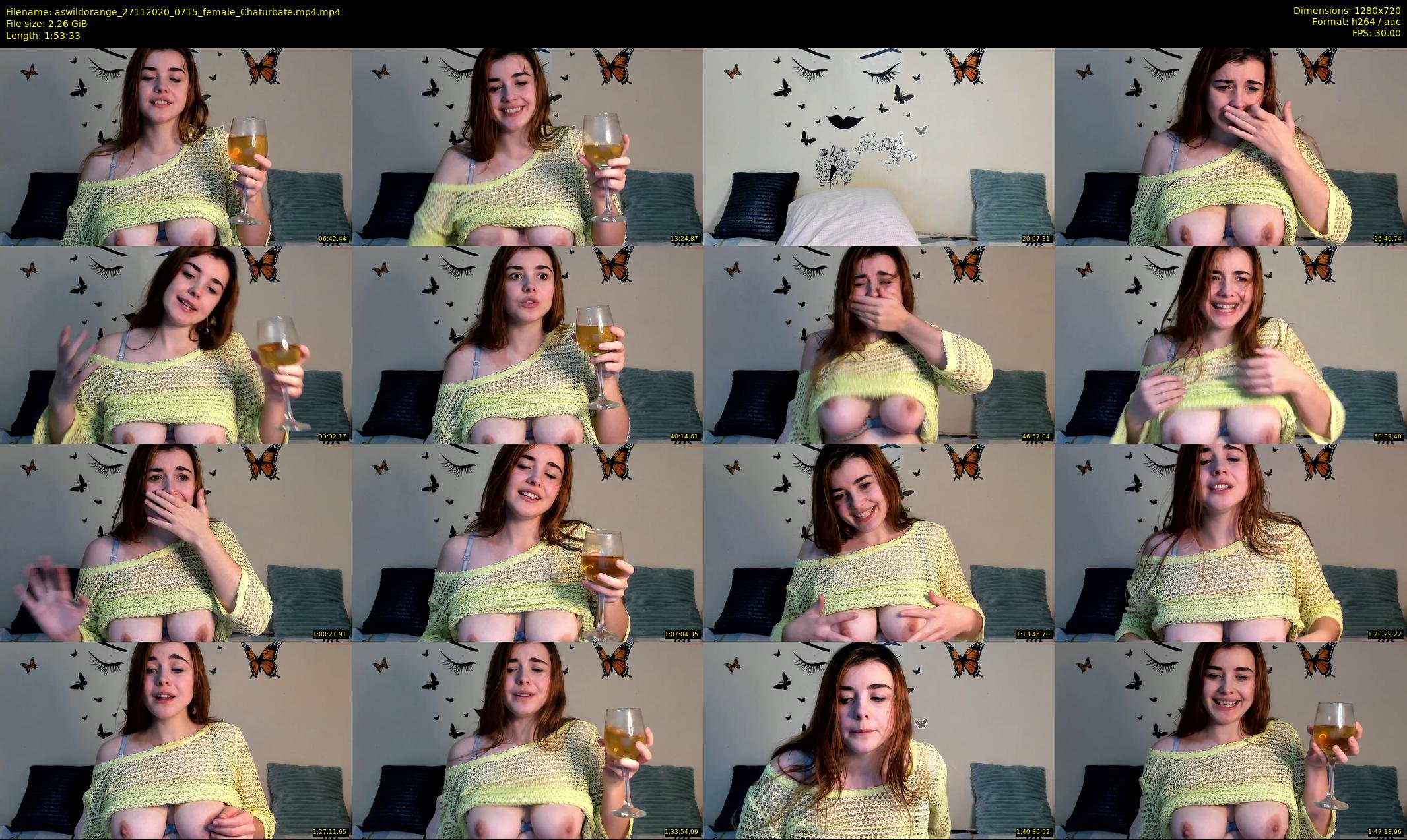 aswildorange — 114 minute Chaturbate female cam show recording, 720p, Nov 27, 2020
