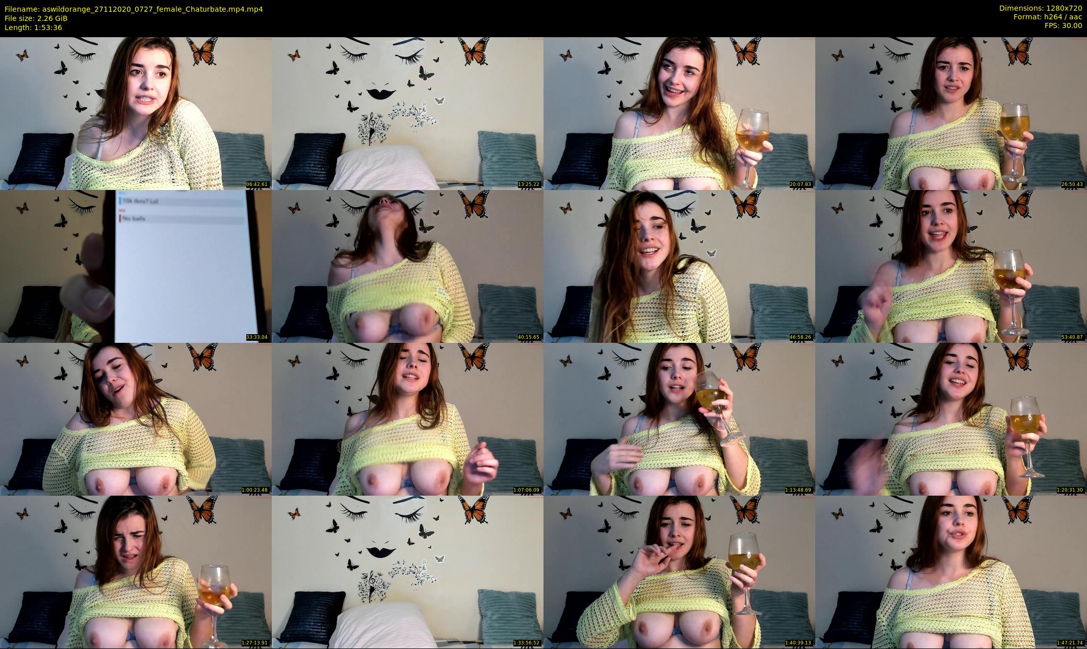 aswildorange — 114 minute Chaturbate female cam show recording, 720p, Nov 27, 2020