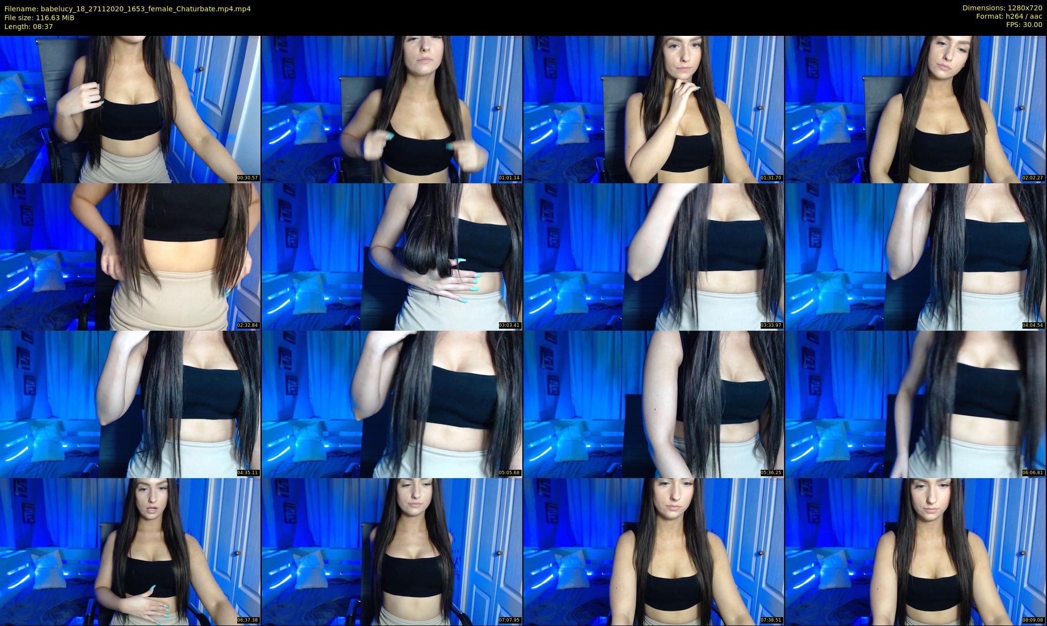 babelucy_18 — 9 minute Chaturbate female cam show recording, 720p, Nov 27, 2020