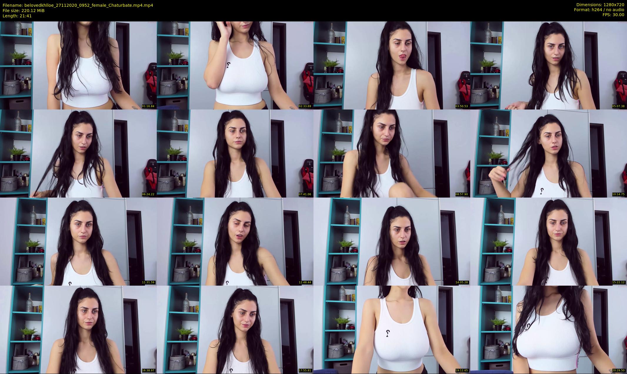 belovedkhlloe — 22 minute Chaturbate female cam show recording, 720p, Nov 27, 2020