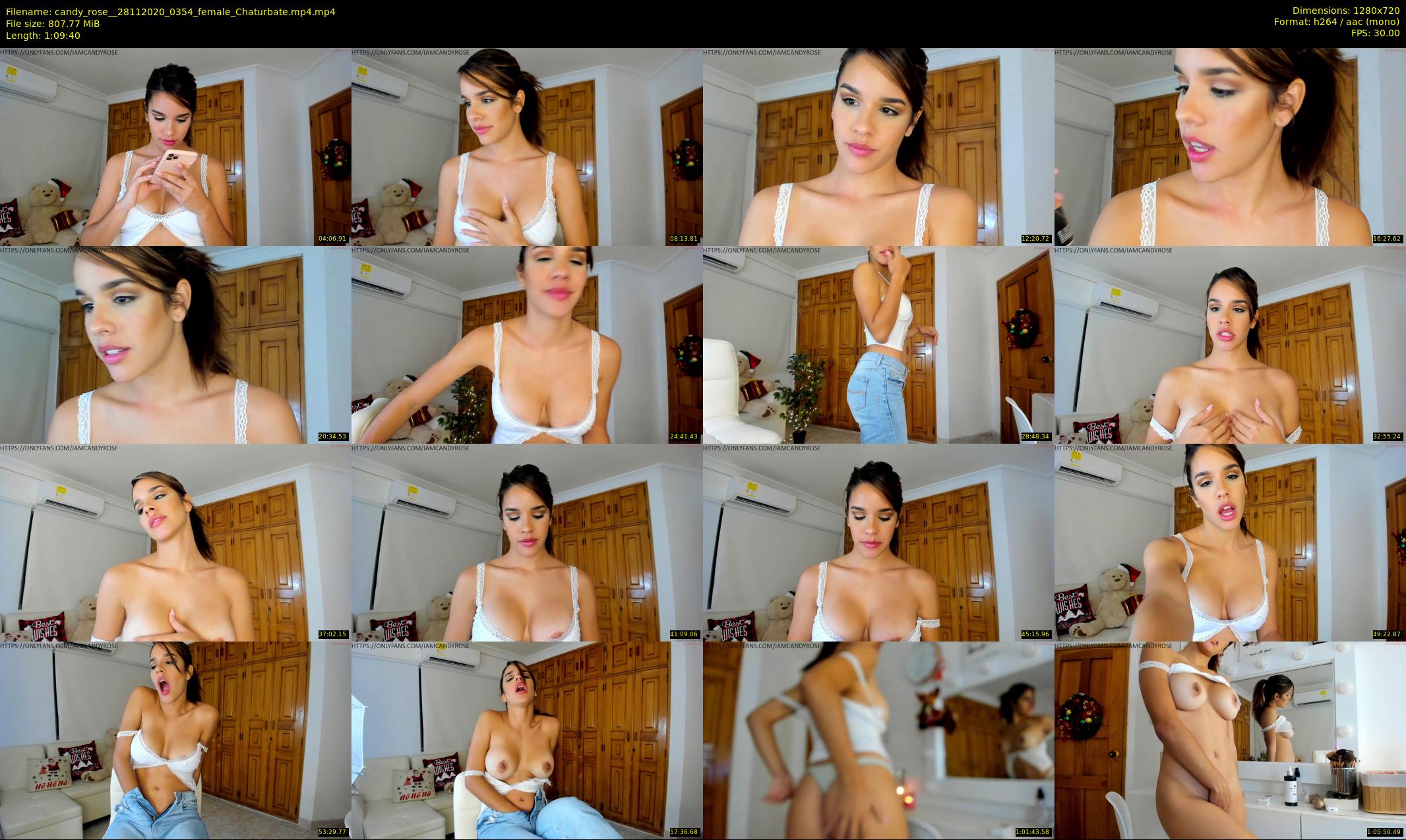 candy_rose_ — 70 minute Chaturbate female cam show recording, 720p, Nov 28, 2020