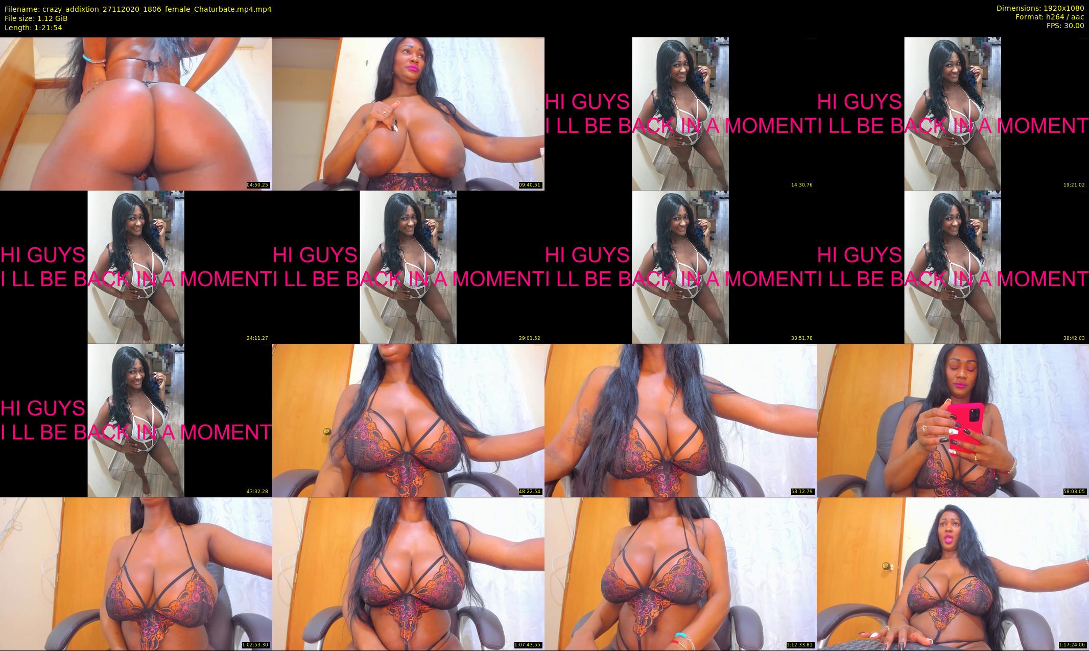 crazy_addixtion — 82 minute Chaturbate female cam show recording, 1080p, Nov 27, 2020