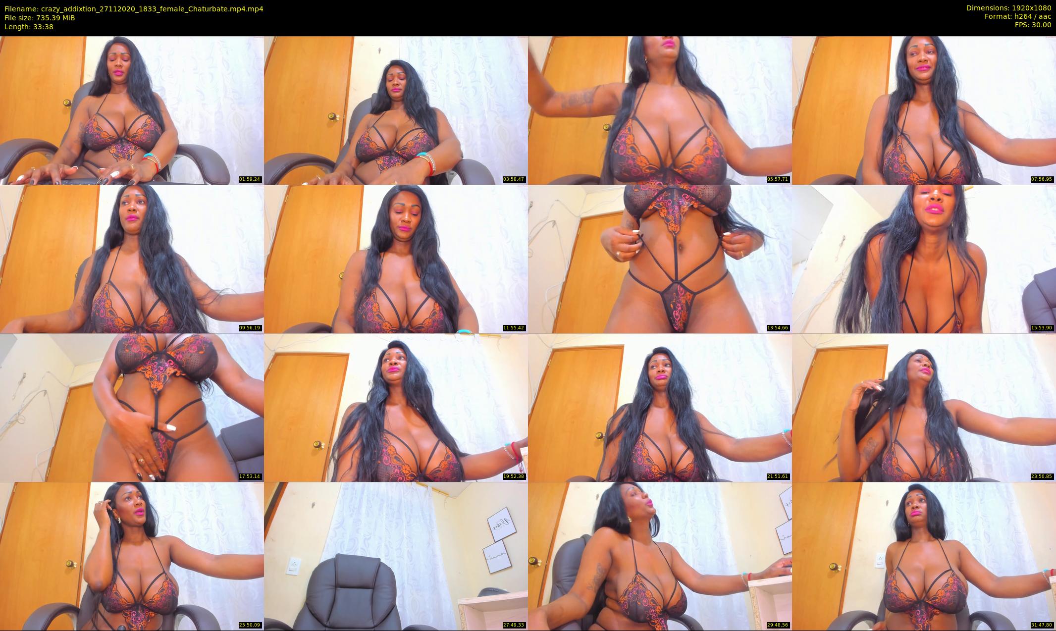 crazy_addixtion — 34 minute Chaturbate female cam show recording, 1080p, Nov 27, 2020