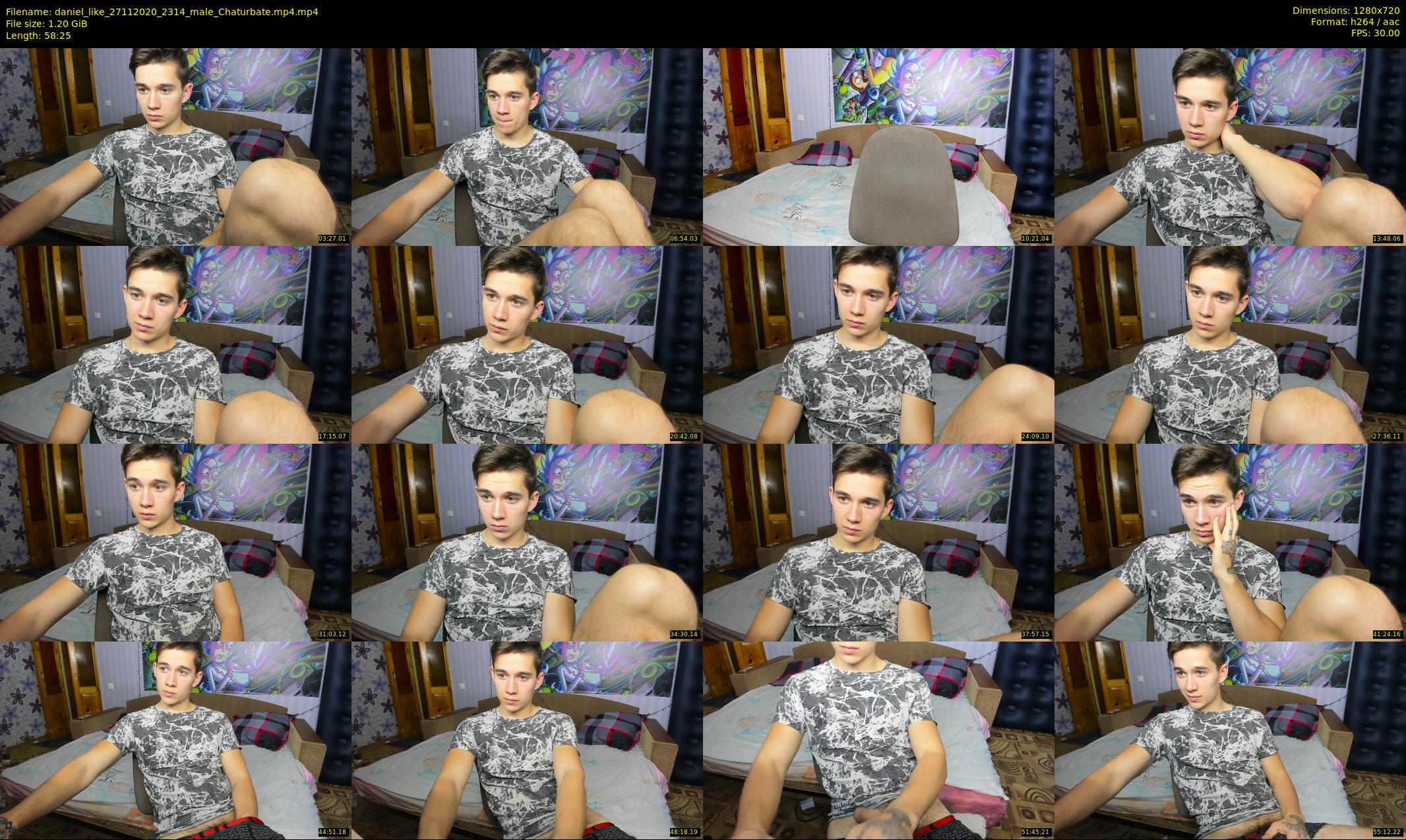 daniel_like — 59 minute Chaturbate male cam show recording, 720p, Nov 27, 2020