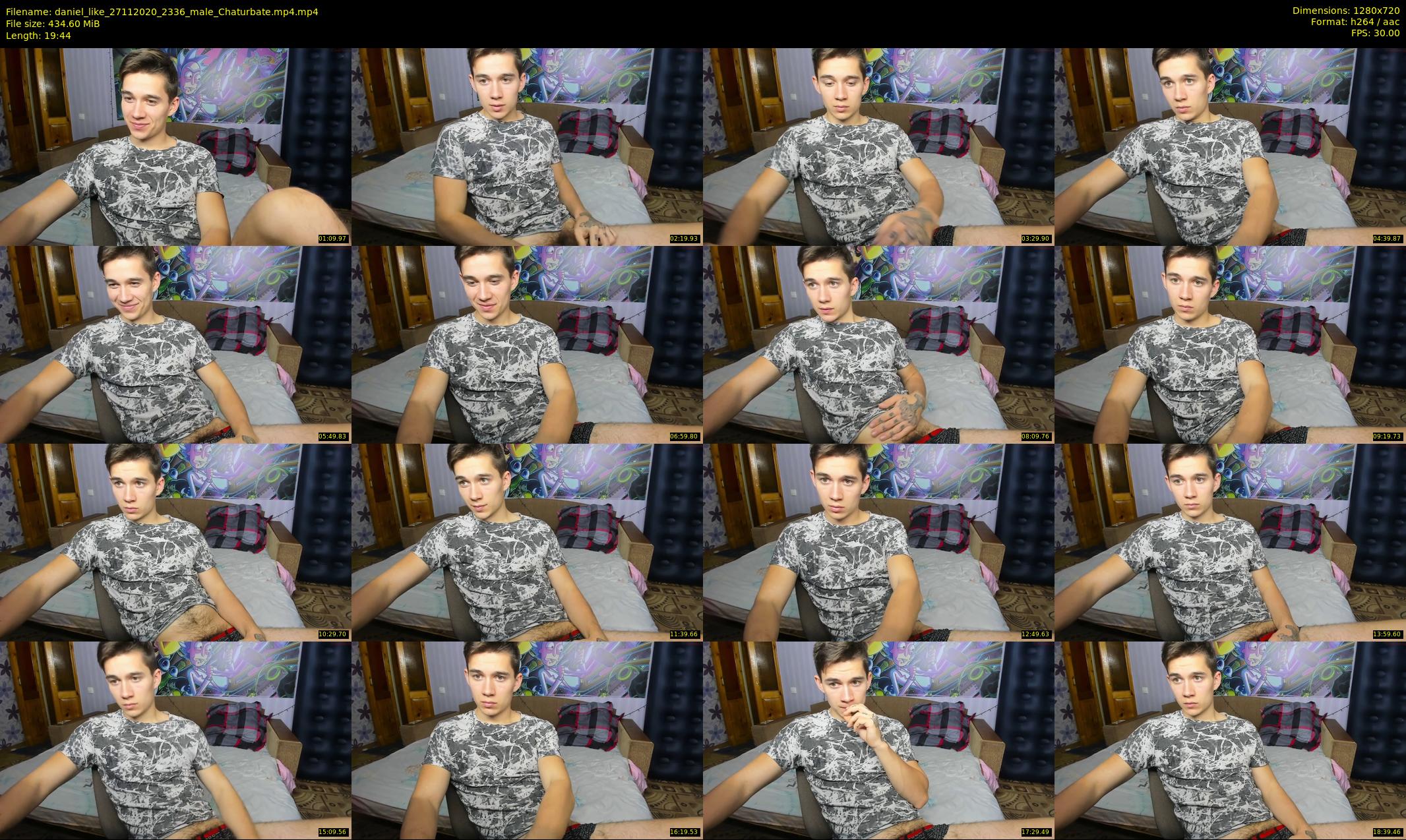 daniel_like — 20 minute Chaturbate male cam show recording, 720p, Nov 27, 2020