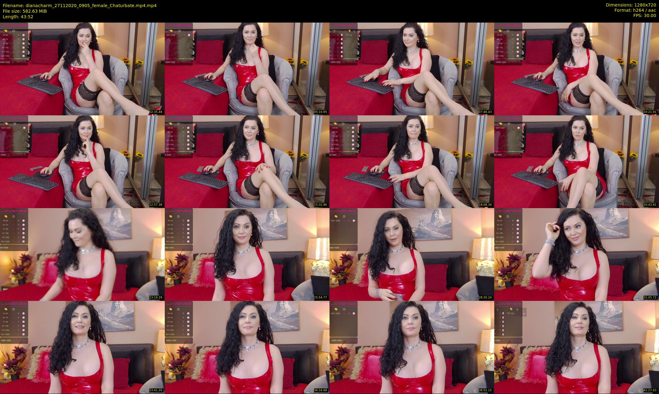 dianacharm — 44 minute Chaturbate female cam show recording, 720p, Nov 27, 2020