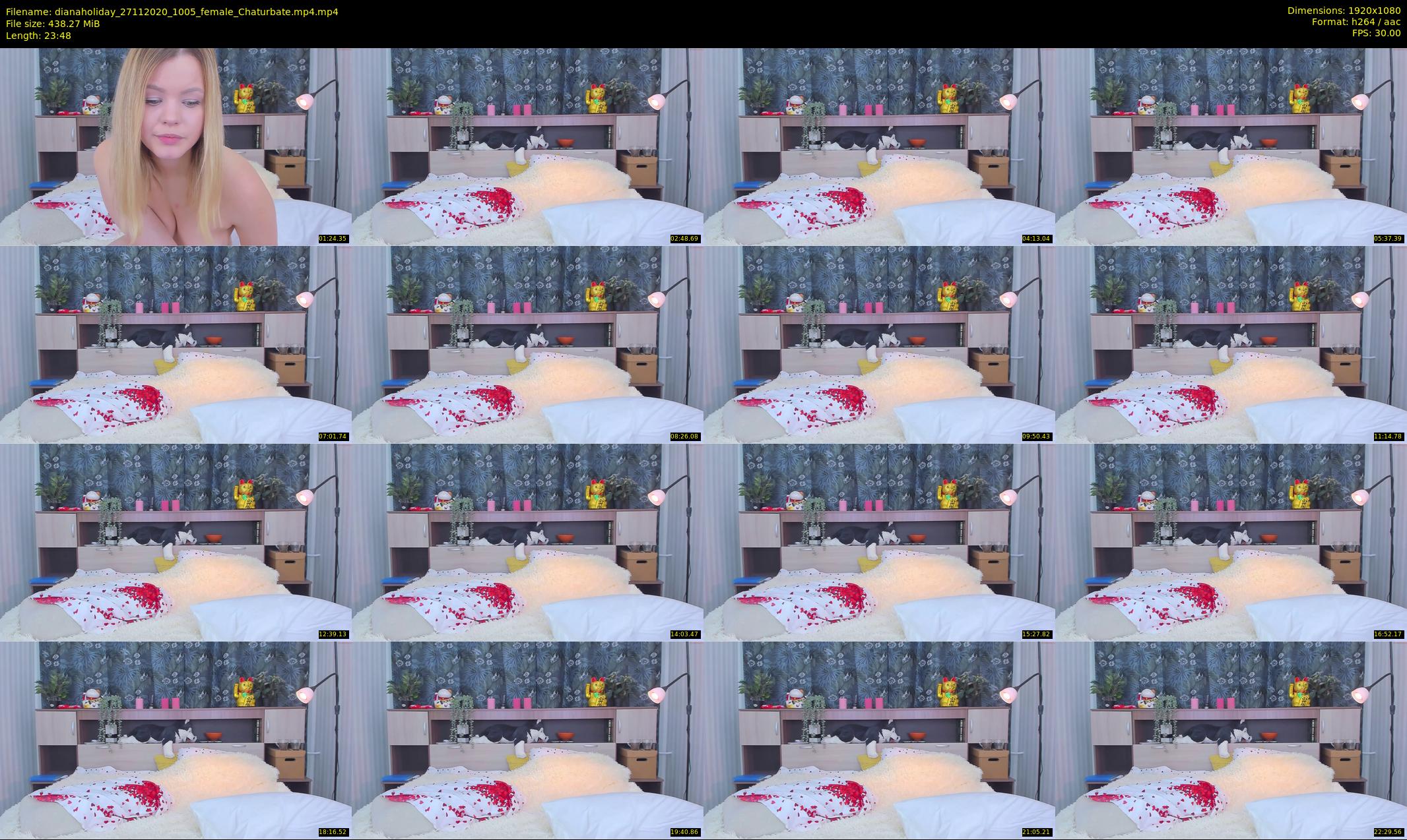 dianaholiday — 24 minute Chaturbate female cam show recording, 1080p, Nov 27, 2020