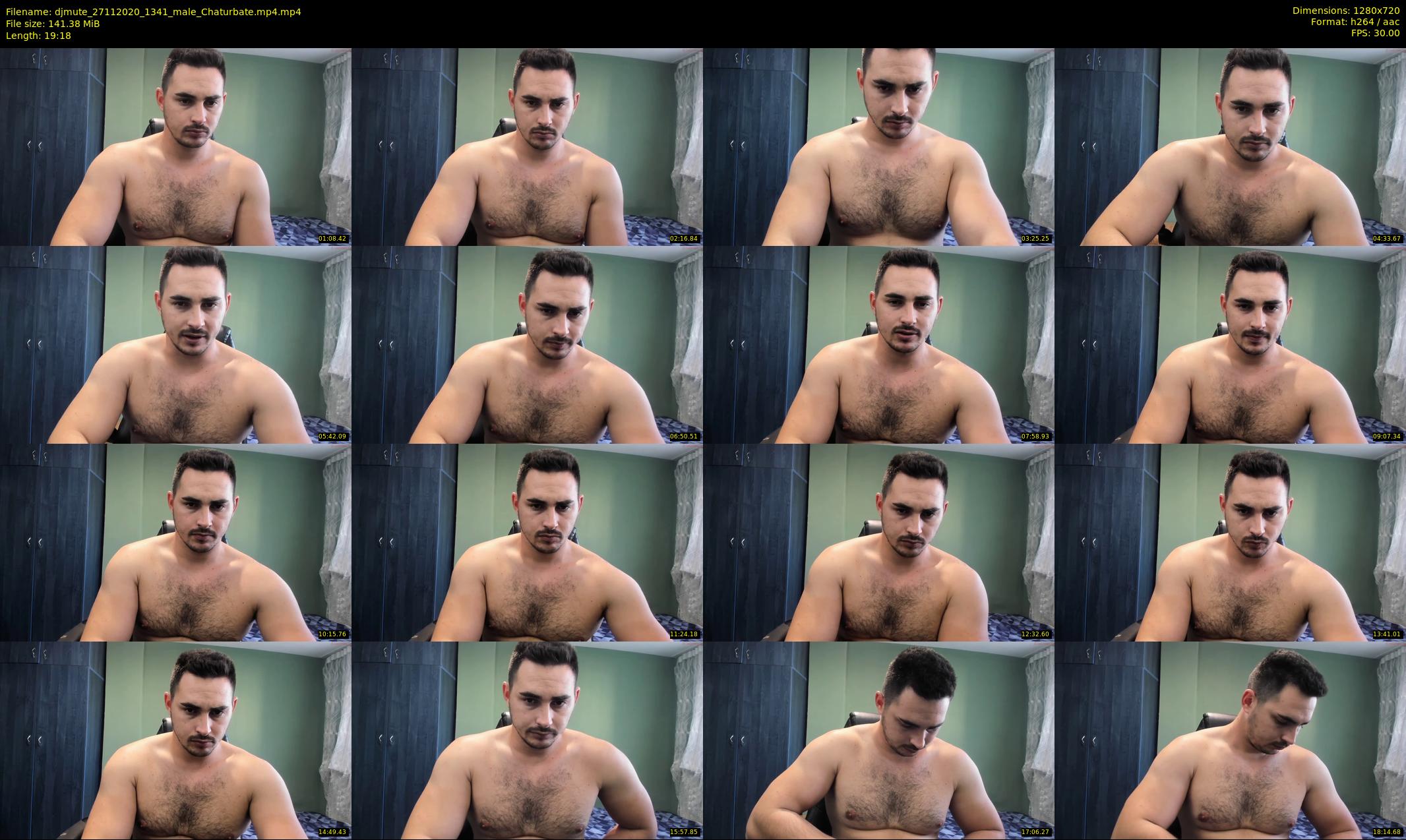 djmute — 20 minute Chaturbate male cam show recording, 720p, Nov 27, 2020