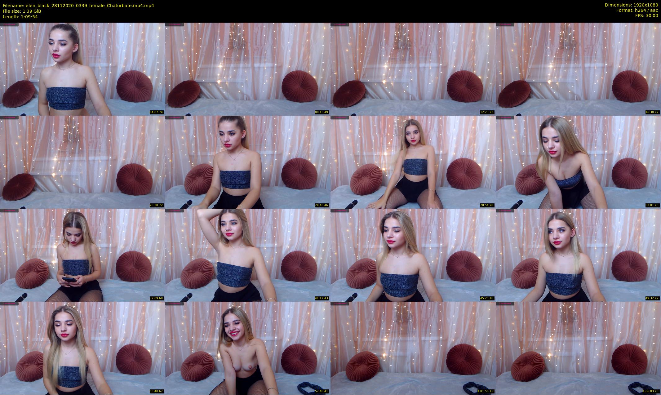 elen_black — 70 minute Chaturbate female cam show recording, 1080p, Nov 28, 2020
