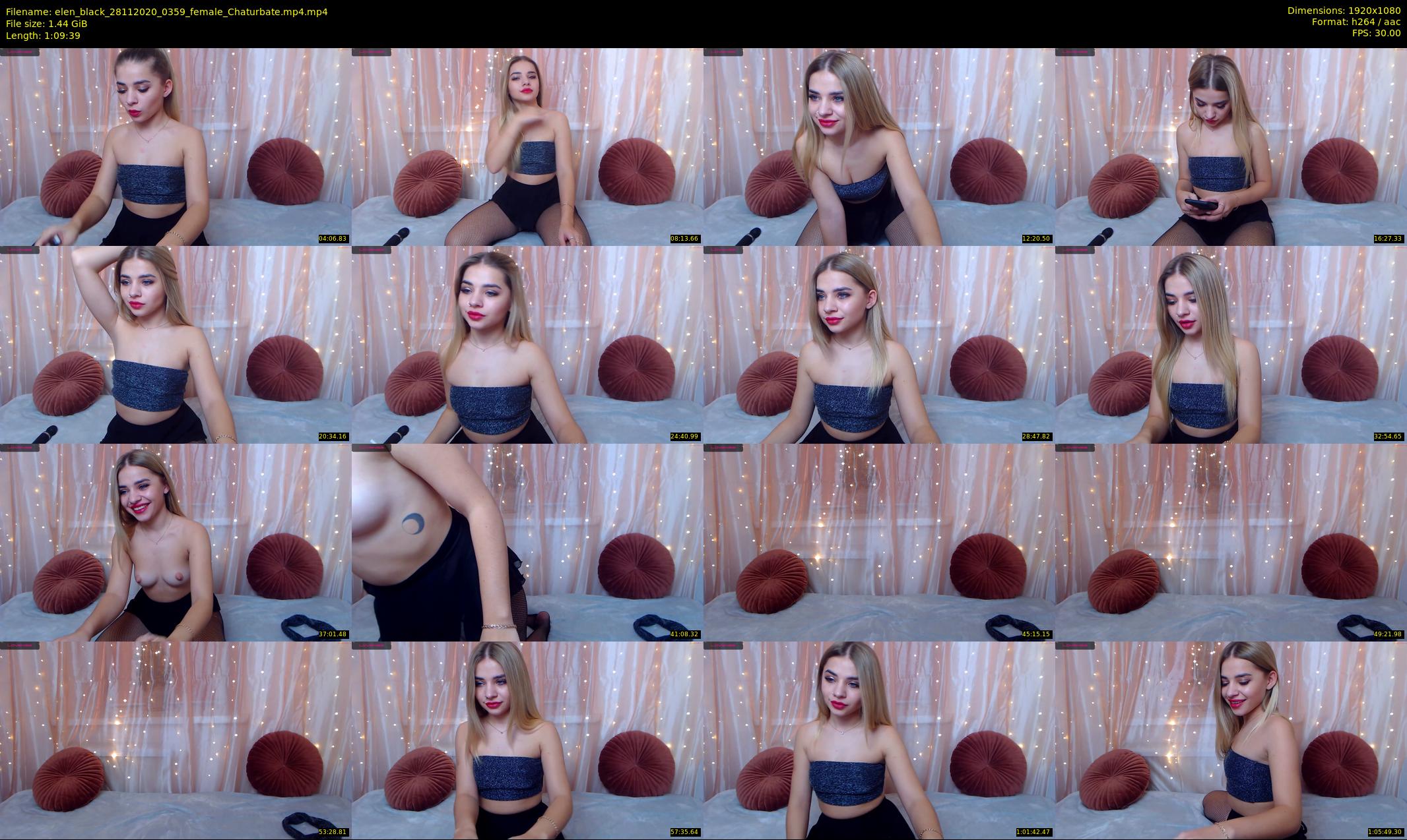 elen_black — 70 minute Chaturbate female cam show recording, 1080p, Nov 28, 2020
