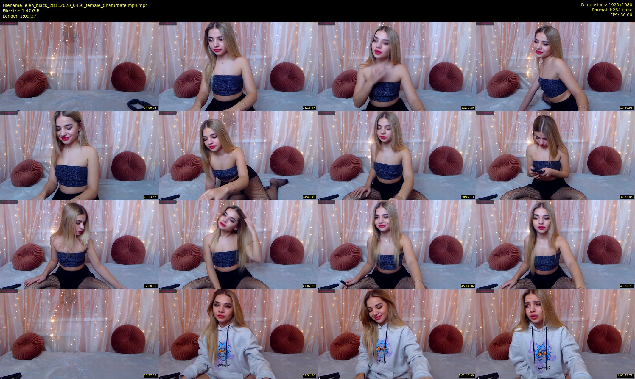 elen_black — 70 minute Chaturbate female cam show recording, 1080p, Nov 28, 2020