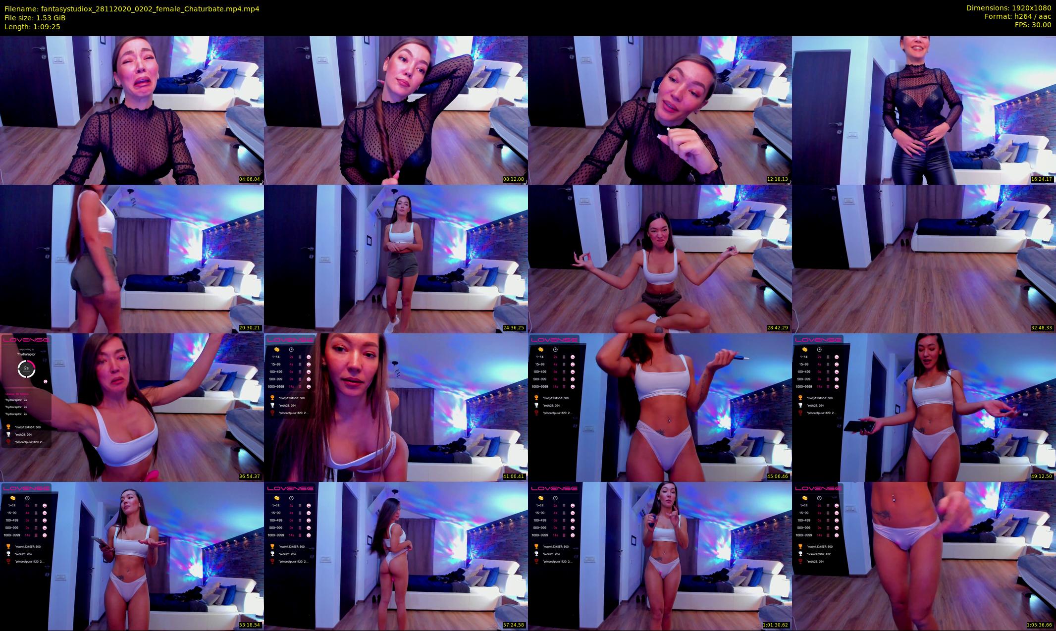 fantasystudiox — 70 minute Chaturbate female cam show recording, 1080p, Nov 28, 2020