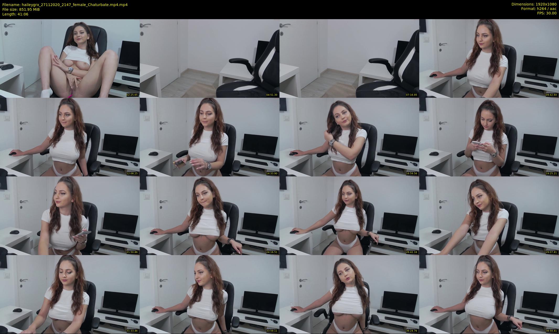 haileygrx — 42 minute Chaturbate female cam show recording, 1080p, Nov 27, 2020