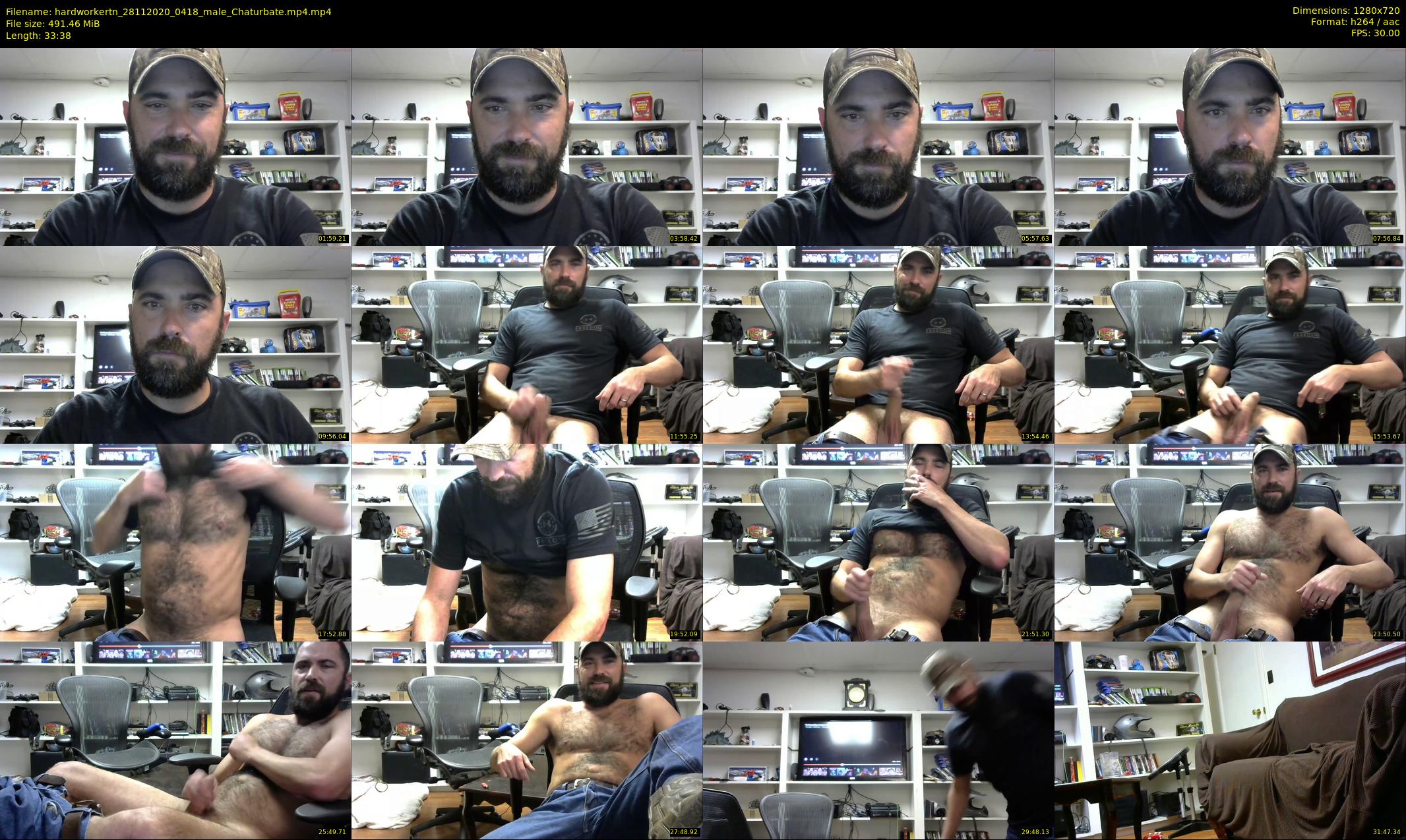 hardworkertn — 34 minute Chaturbate male cam show recording, 720p, Nov 28, 2020