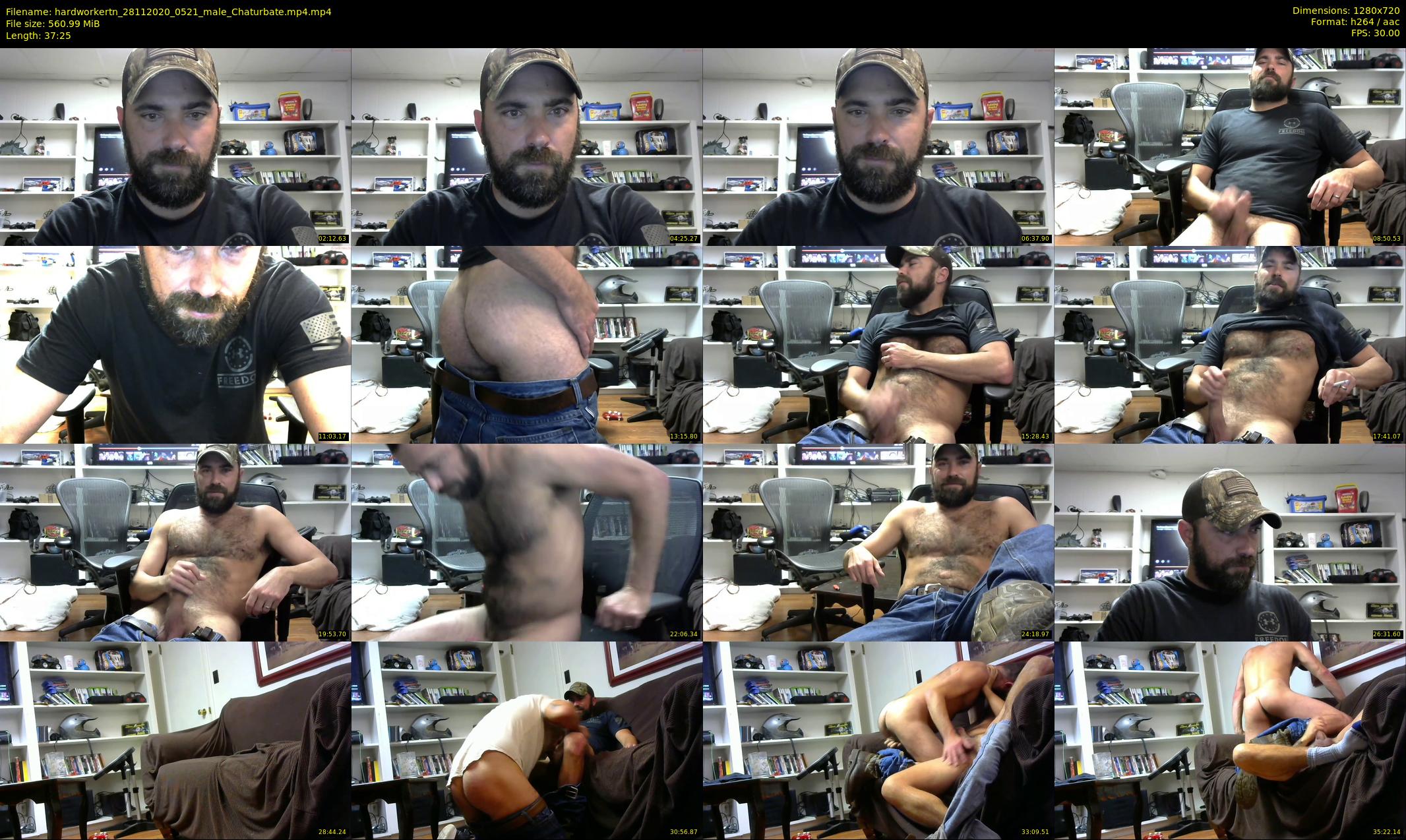 hardworkertn — 38 minute Chaturbate male cam show recording, 720p, Nov 28, 2020