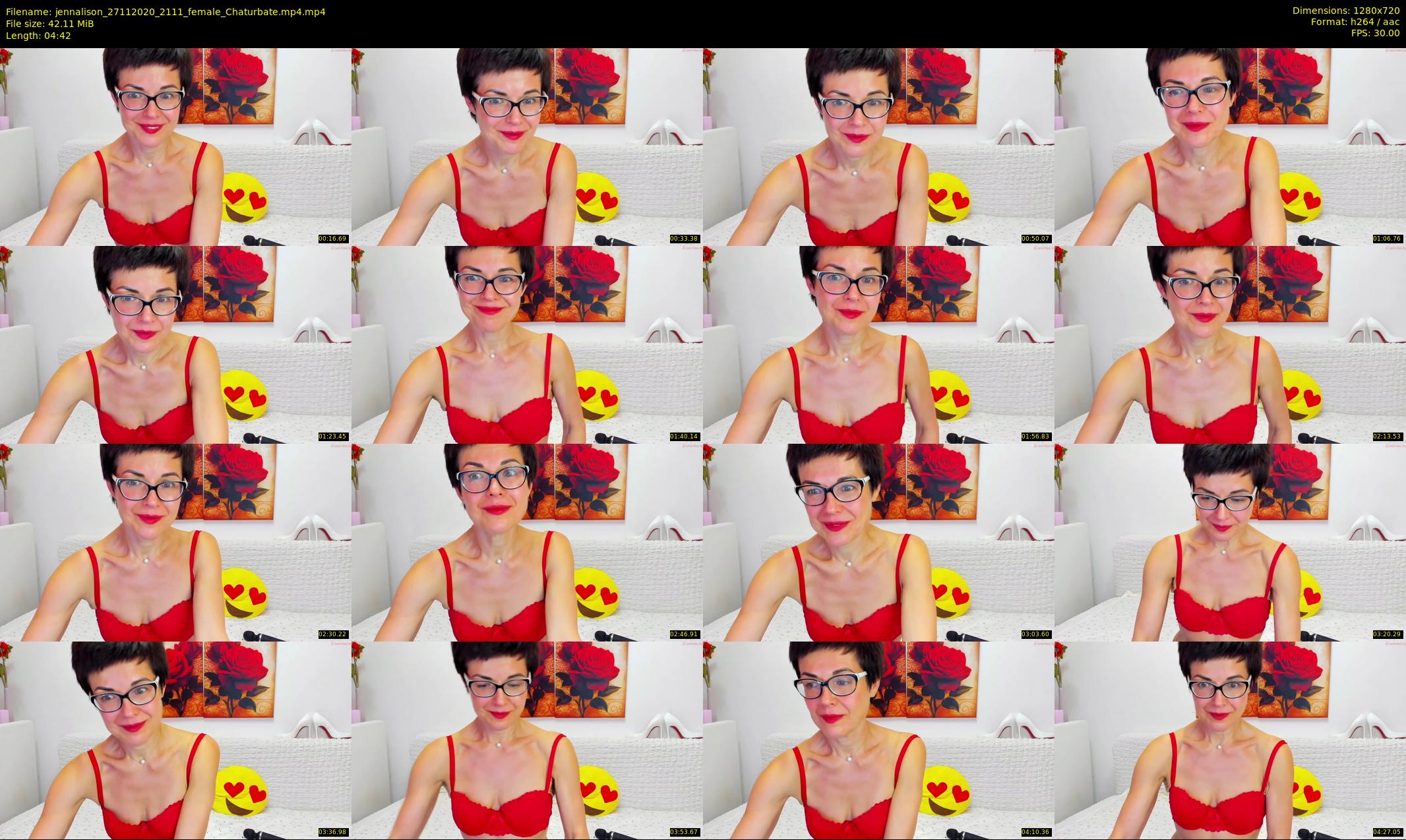jennalison — 5 minute Chaturbate female cam show recording, 720p, Nov 27, 2020
