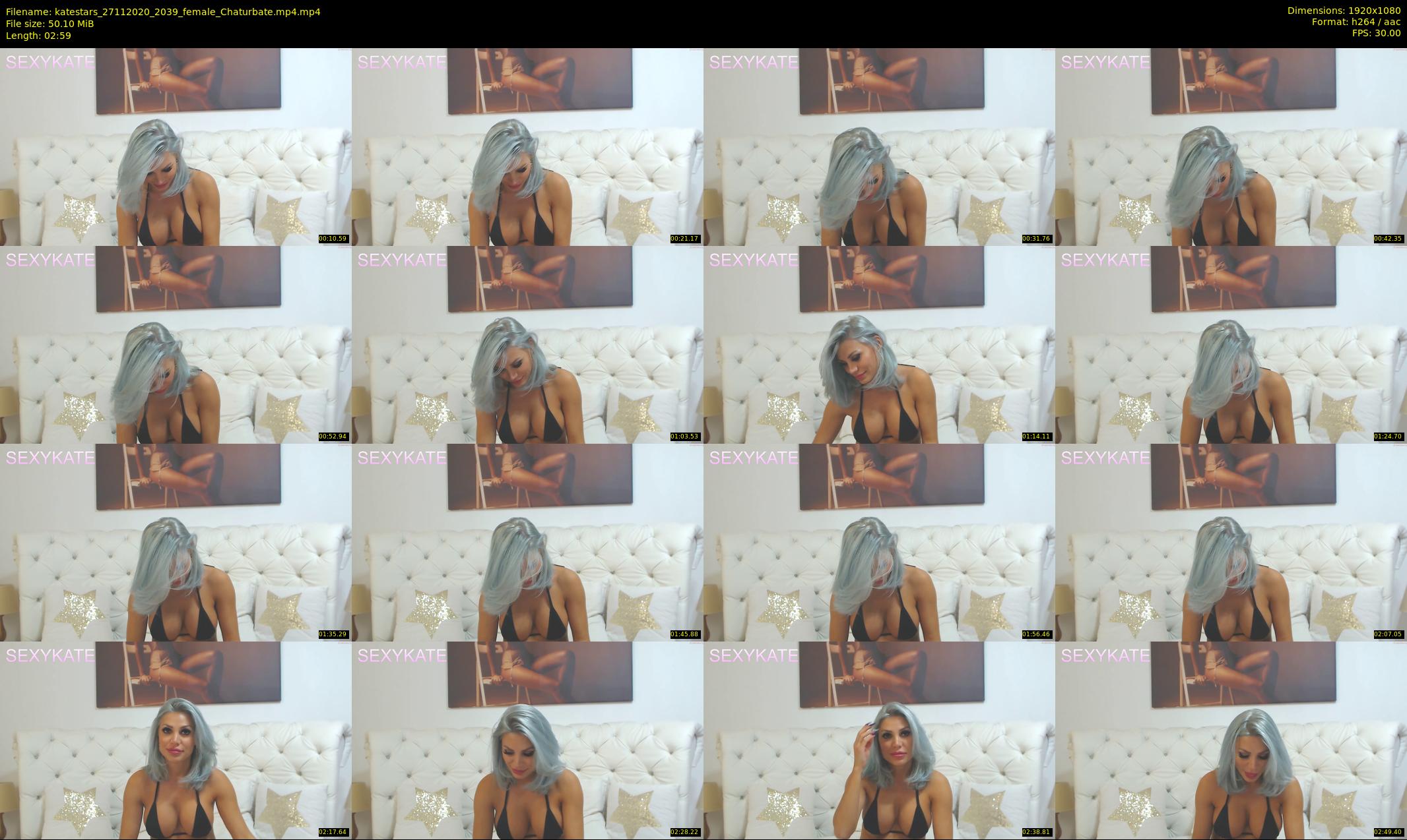 katestars — 3 minute Chaturbate female cam show recording, 1080p, Nov 27, 2020