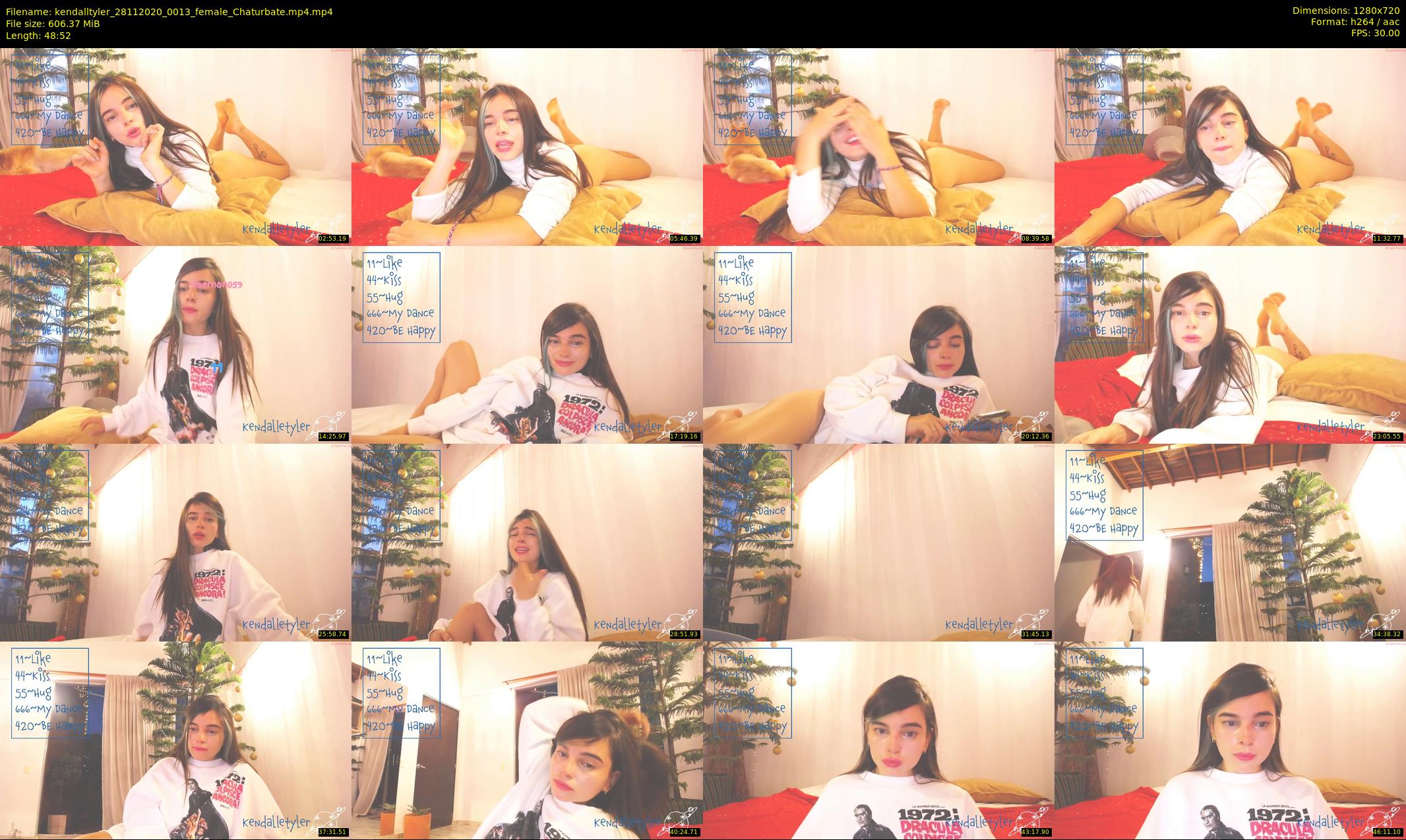 kendalltyler — 49 minute Chaturbate female cam show recording, 720p, Nov 28, 2020