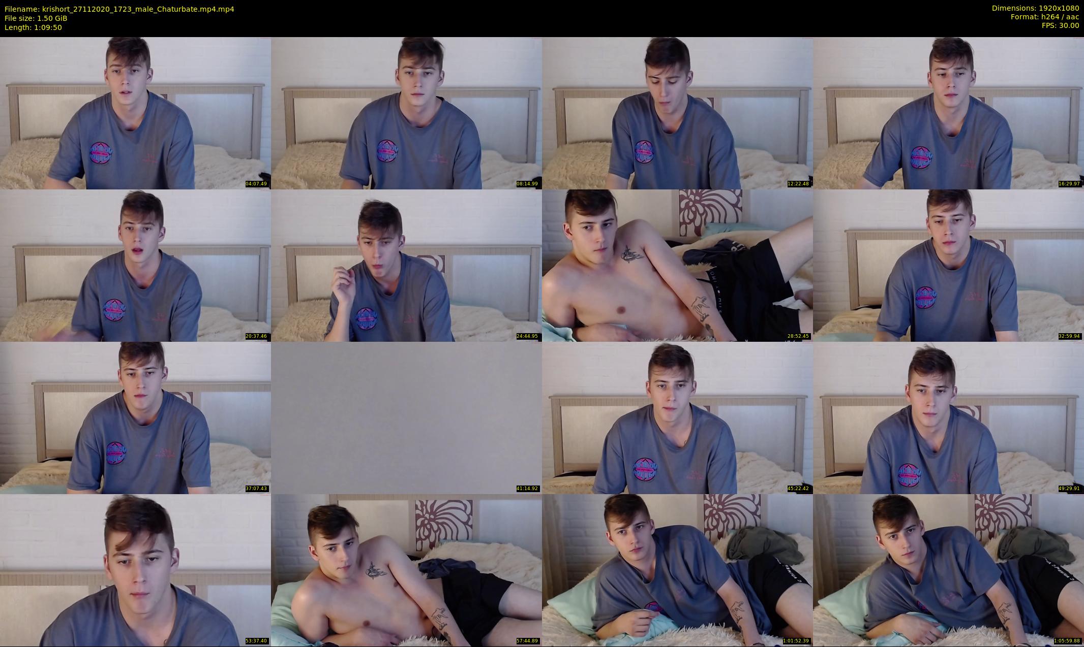 krishort — 70 minute Chaturbate male cam show recording, 1080p, Nov 27, 2020