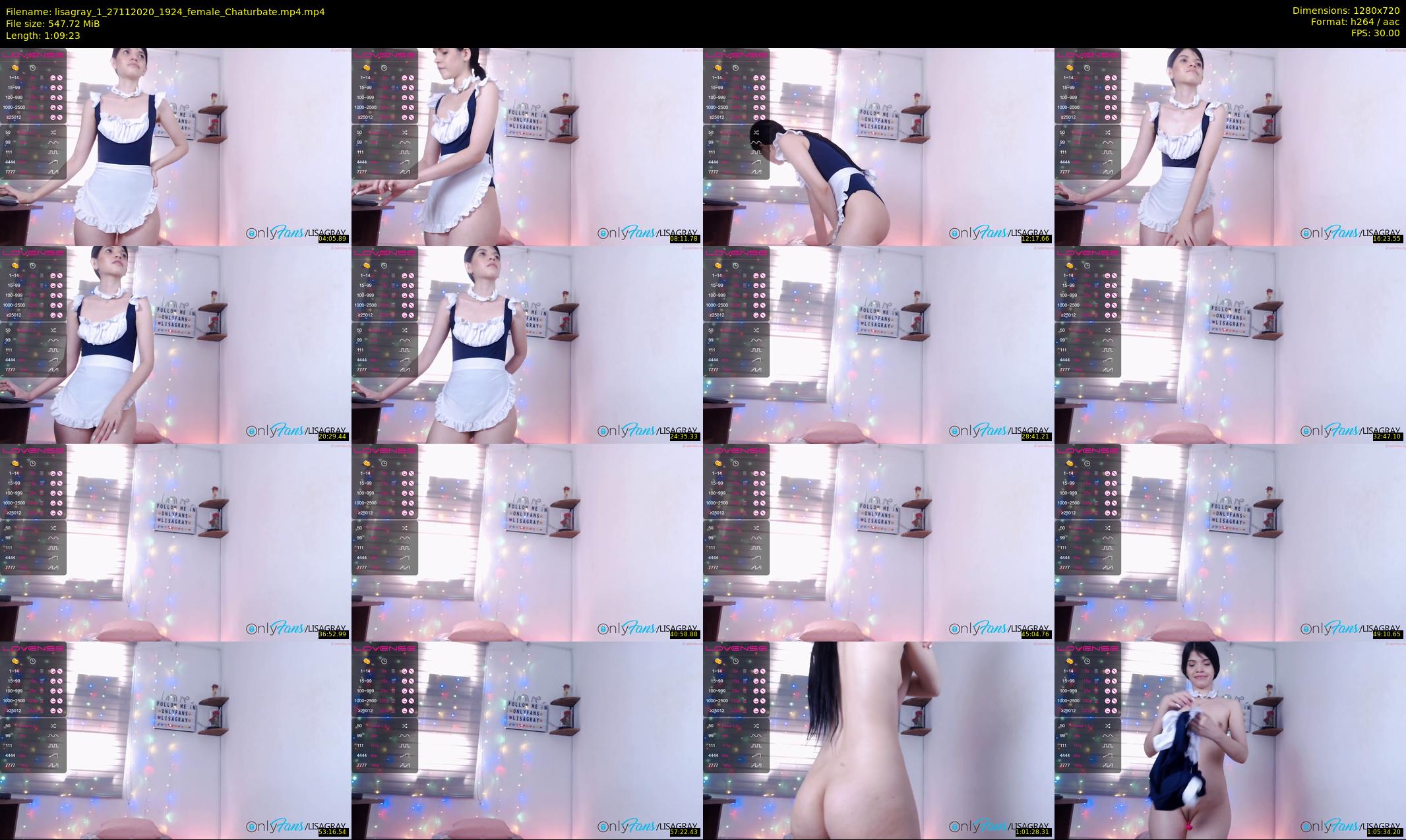 lisagray_1 — 70 minute Chaturbate female cam show recording, 720p, Nov 27, 2020