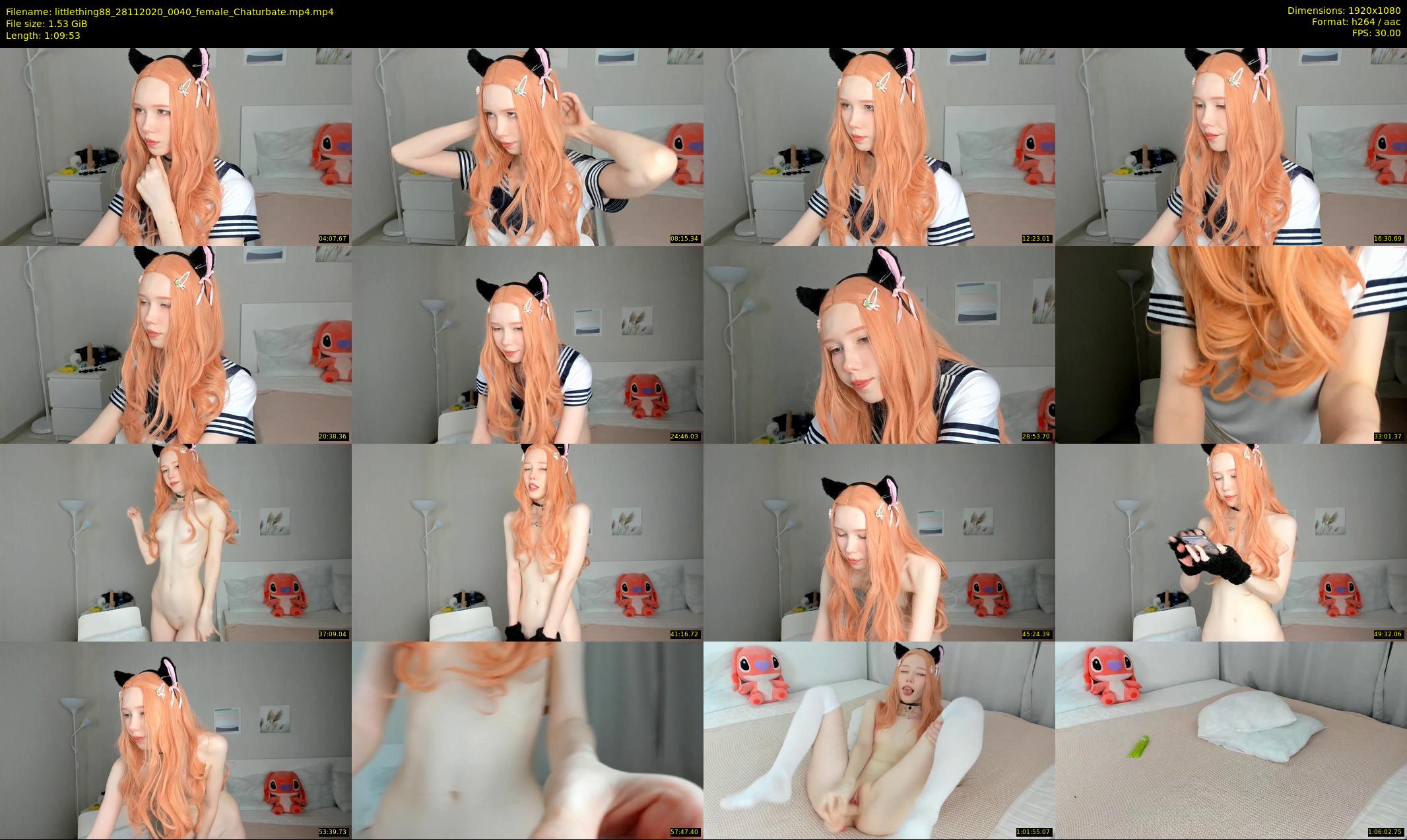 littlething88 — 70 minute Chaturbate female cam show recording, 1080p, Nov 28, 2020