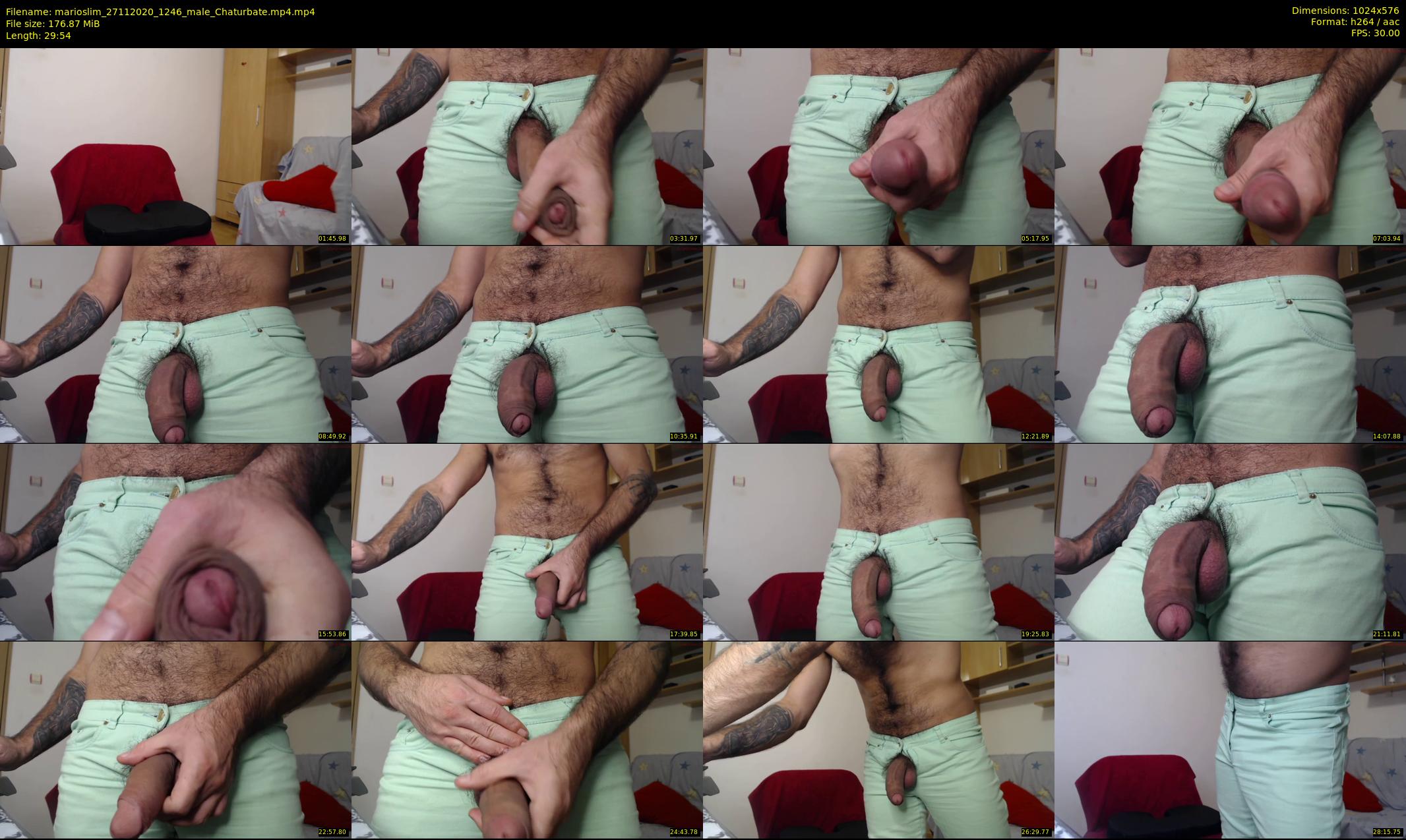 marioslim — 30 minute Chaturbate male cam show recording, 480p, Nov 27, 2020