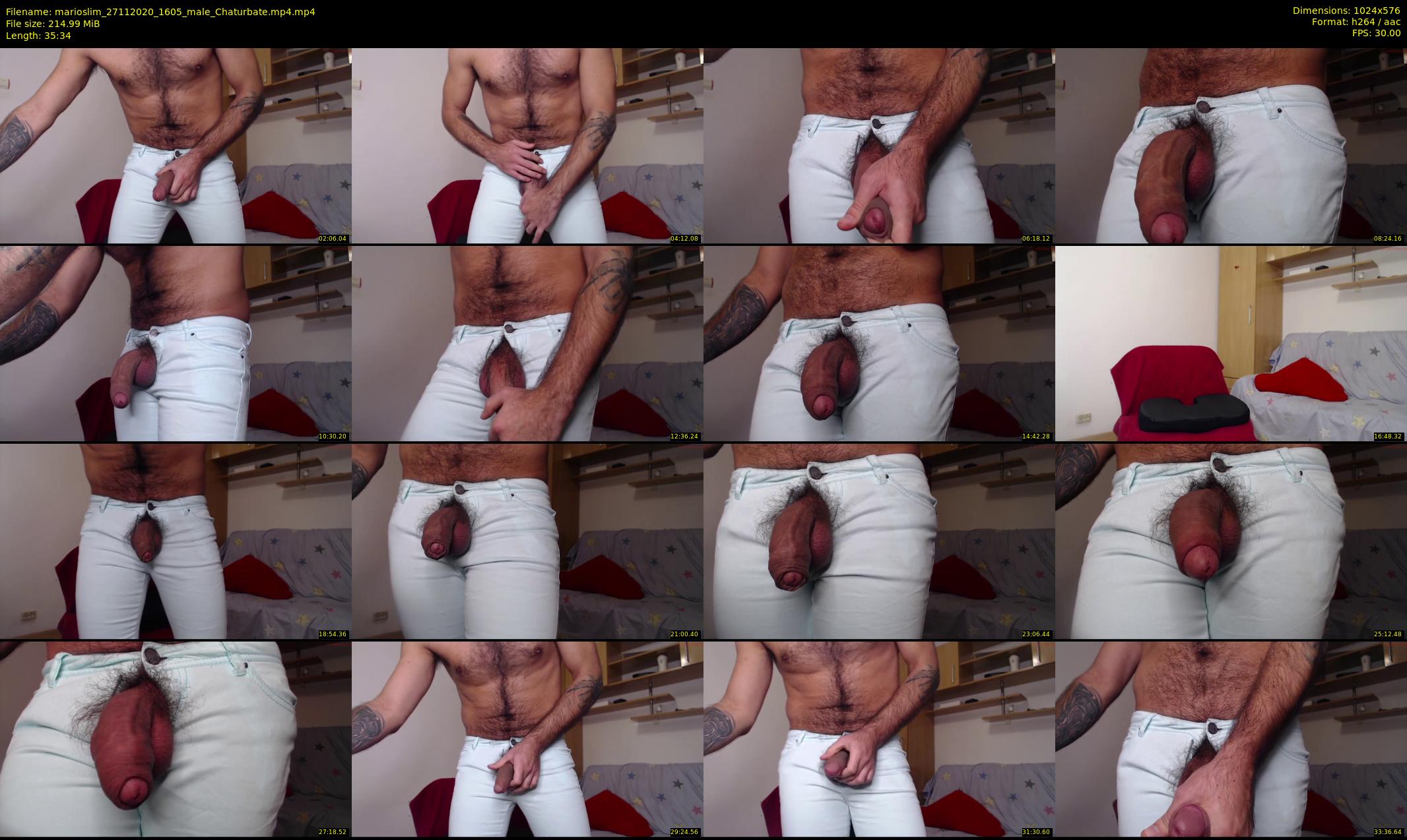 marioslim — 36 minute Chaturbate male cam show recording, 480p, Nov 27, 2020