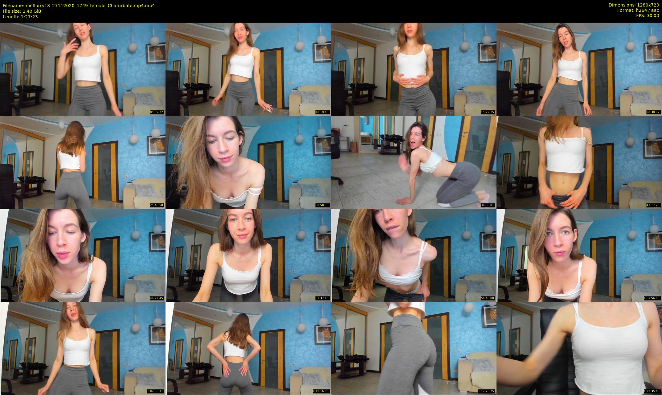 mcflurry18 — 88 minute Chaturbate female cam show recording, 720p, Nov 27, 2020