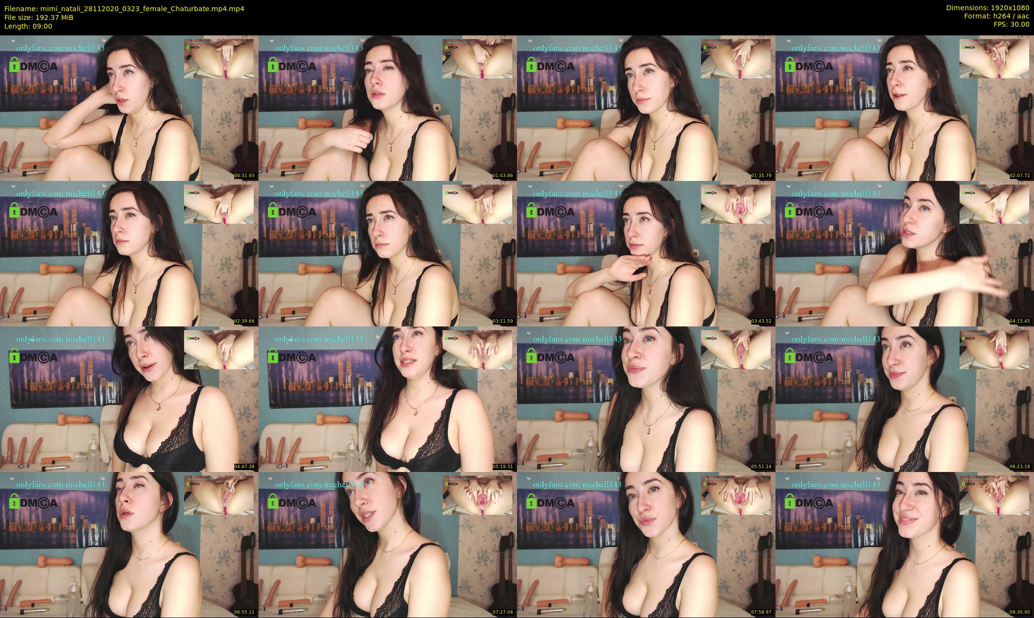 mimi_natali — 9 minute Chaturbate female cam show recording, 1080p, Nov 28, 2020