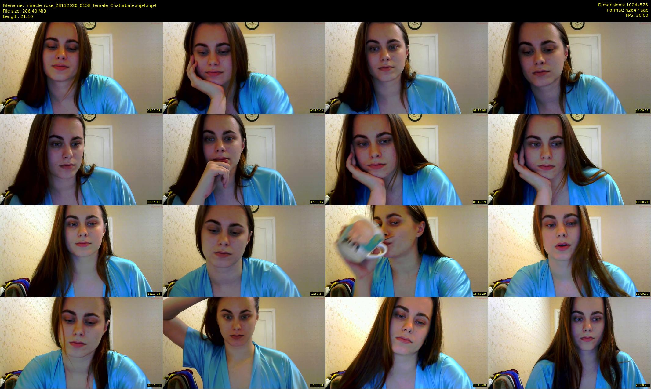miracle_rose — 22 minute Chaturbate female cam show recording, 480p, Nov 28, 2020