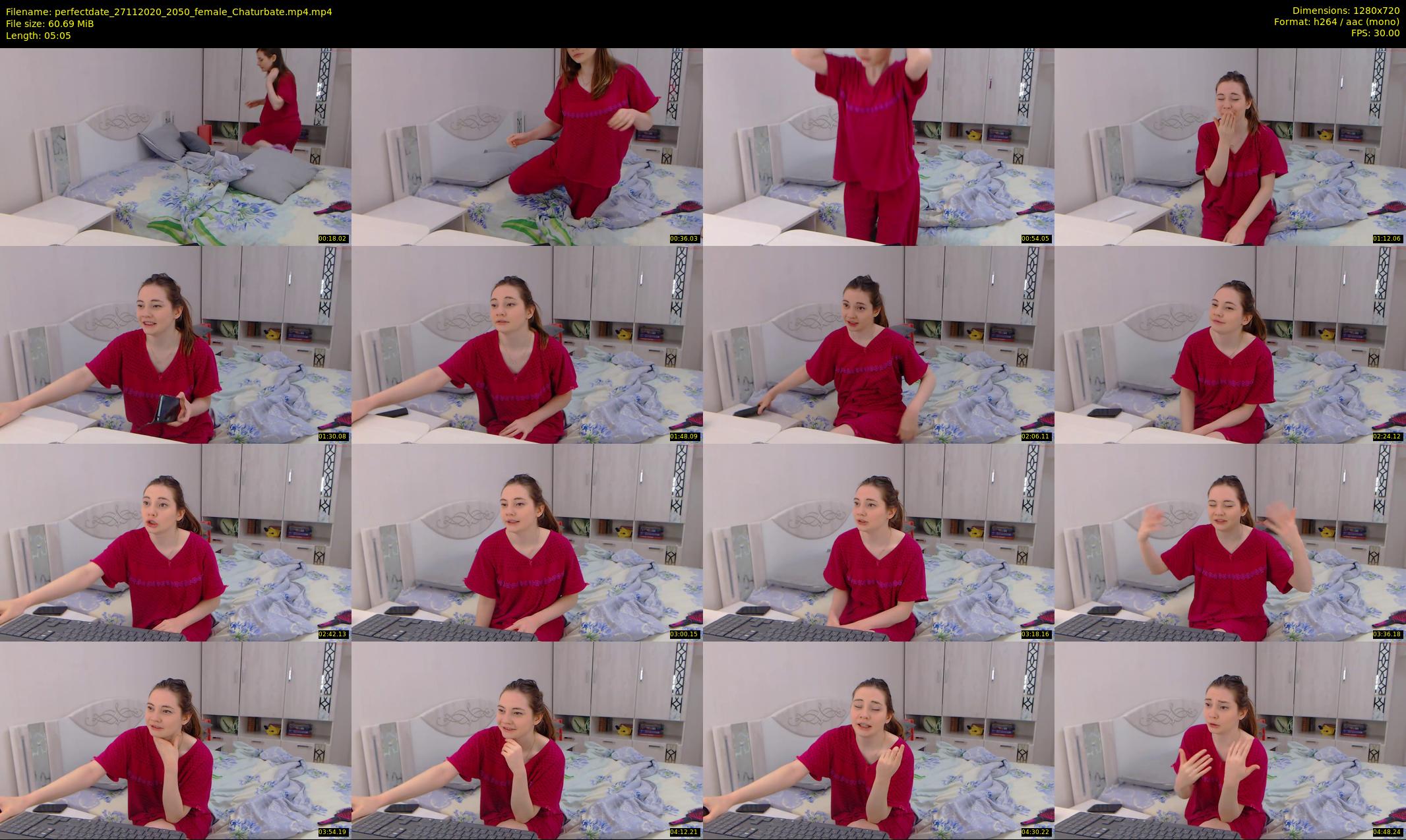perfectdate — 6 minute Chaturbate female cam show recording, 720p, Nov 27, 2020
