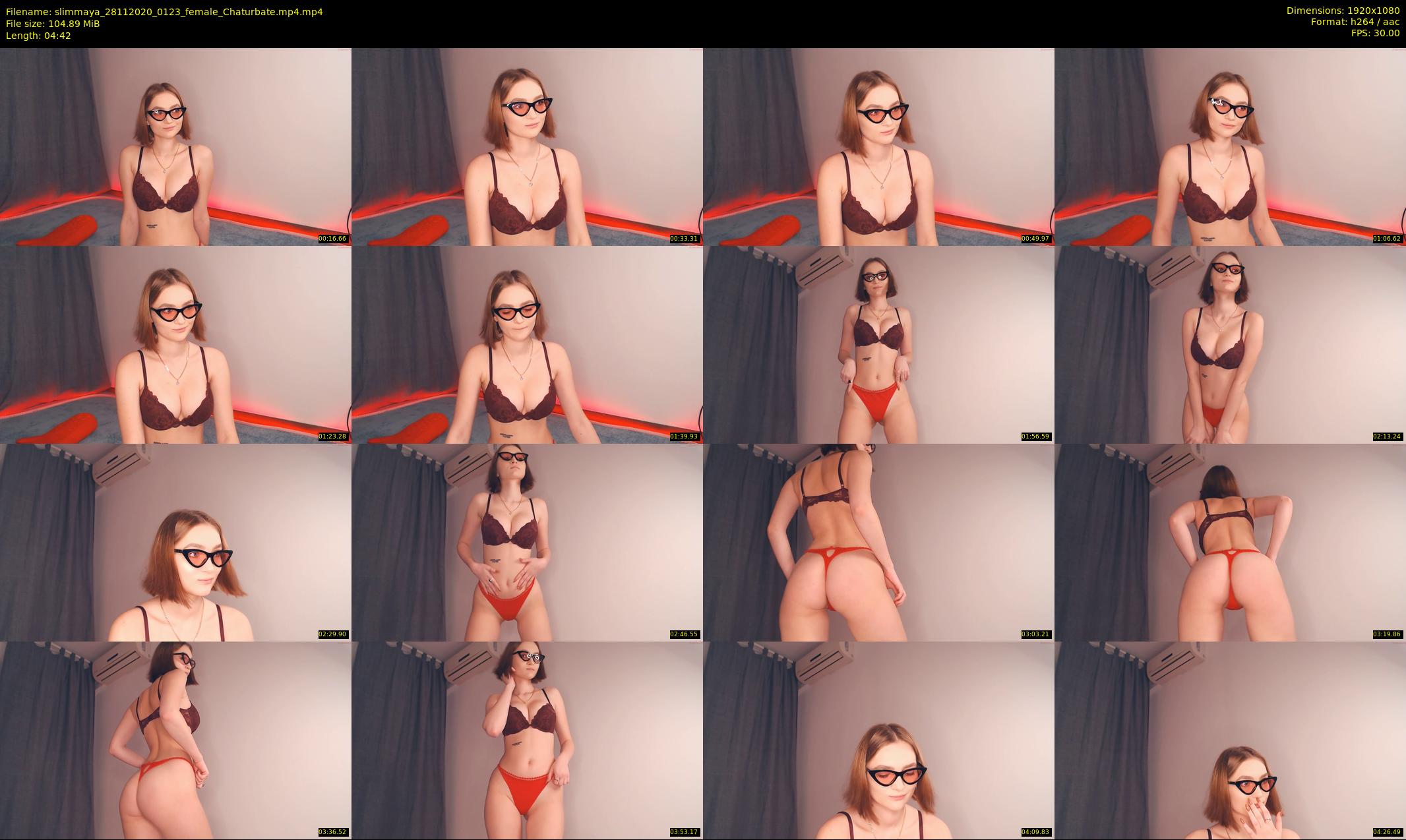 slimmaya — 5 minute Chaturbate female cam show recording, 1080p, Nov 28, 2020