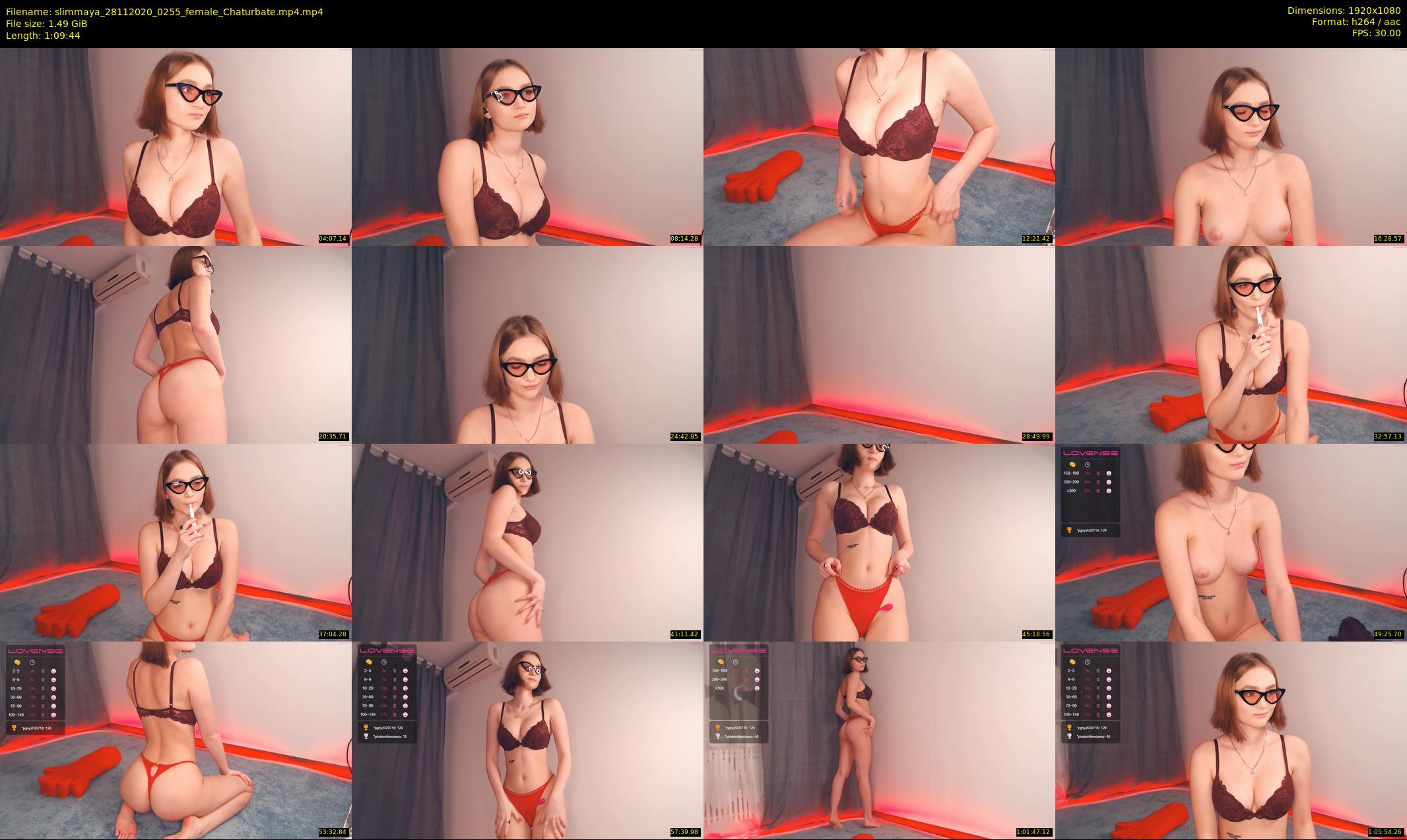 slimmaya — 70 minute Chaturbate female cam show recording, 1080p, Nov 28, 2020