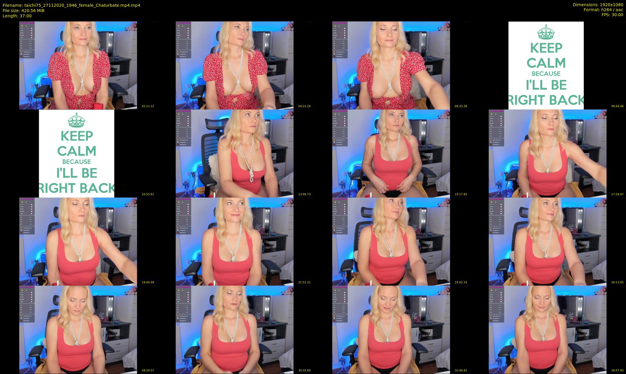 taichi75 — 37 minute Chaturbate female cam show recording, 1080p, Nov 27, 2020