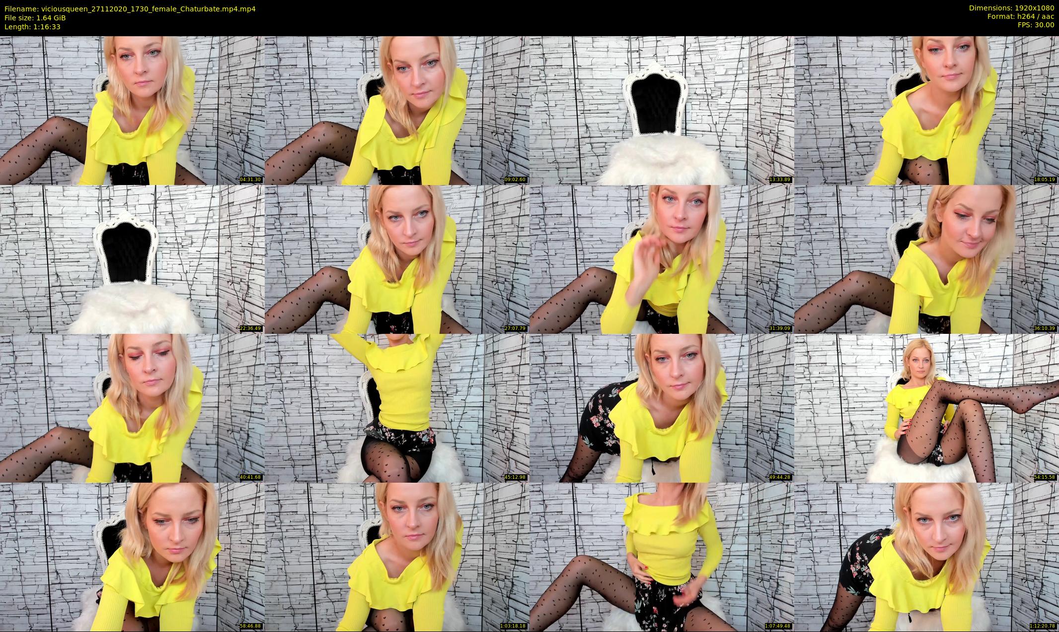 viciousqueen — 77 minute Chaturbate female cam show recording, 1080p, Nov 27, 2020