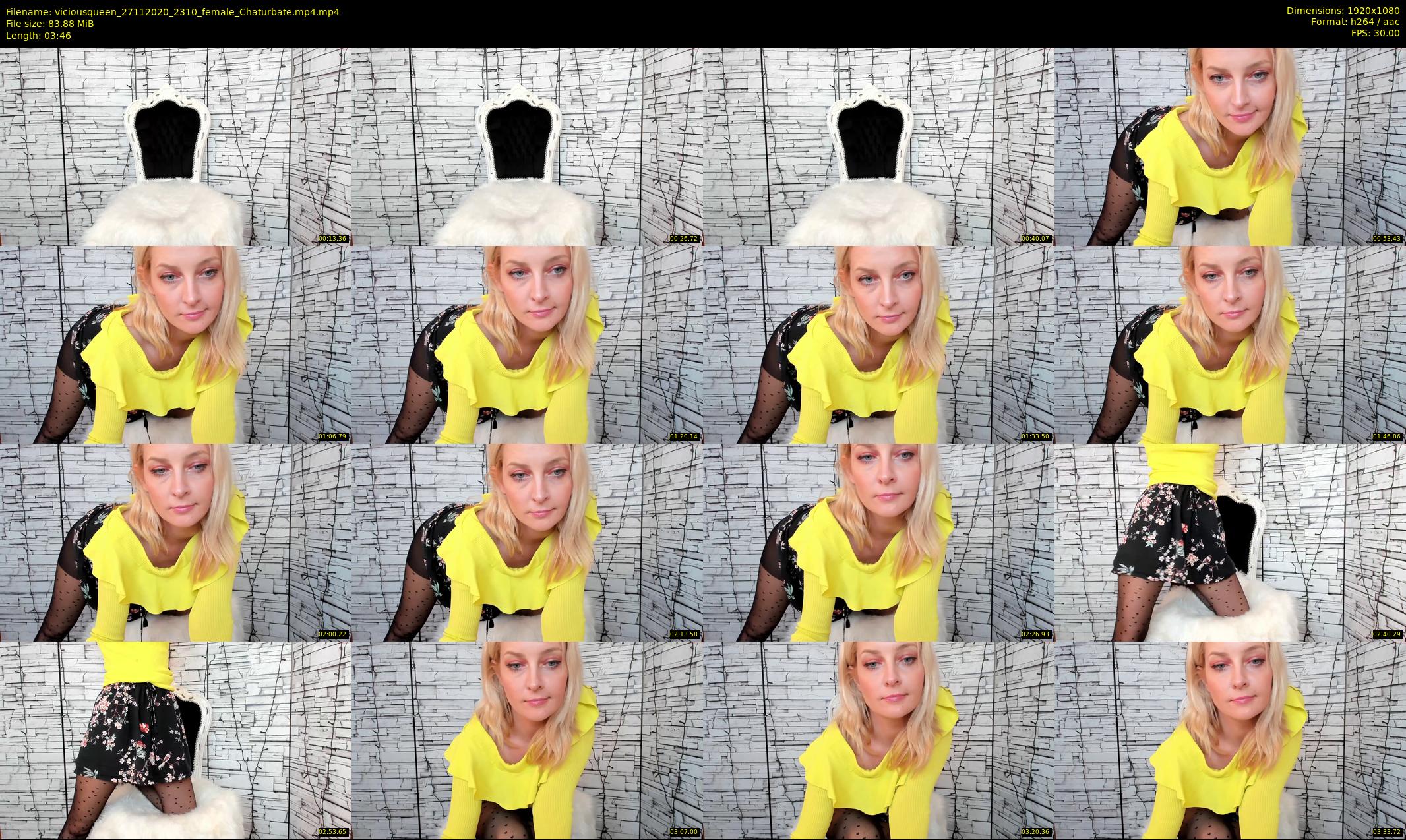 viciousqueen — 4 minute Chaturbate female cam show recording, 1080p, Nov 27, 2020