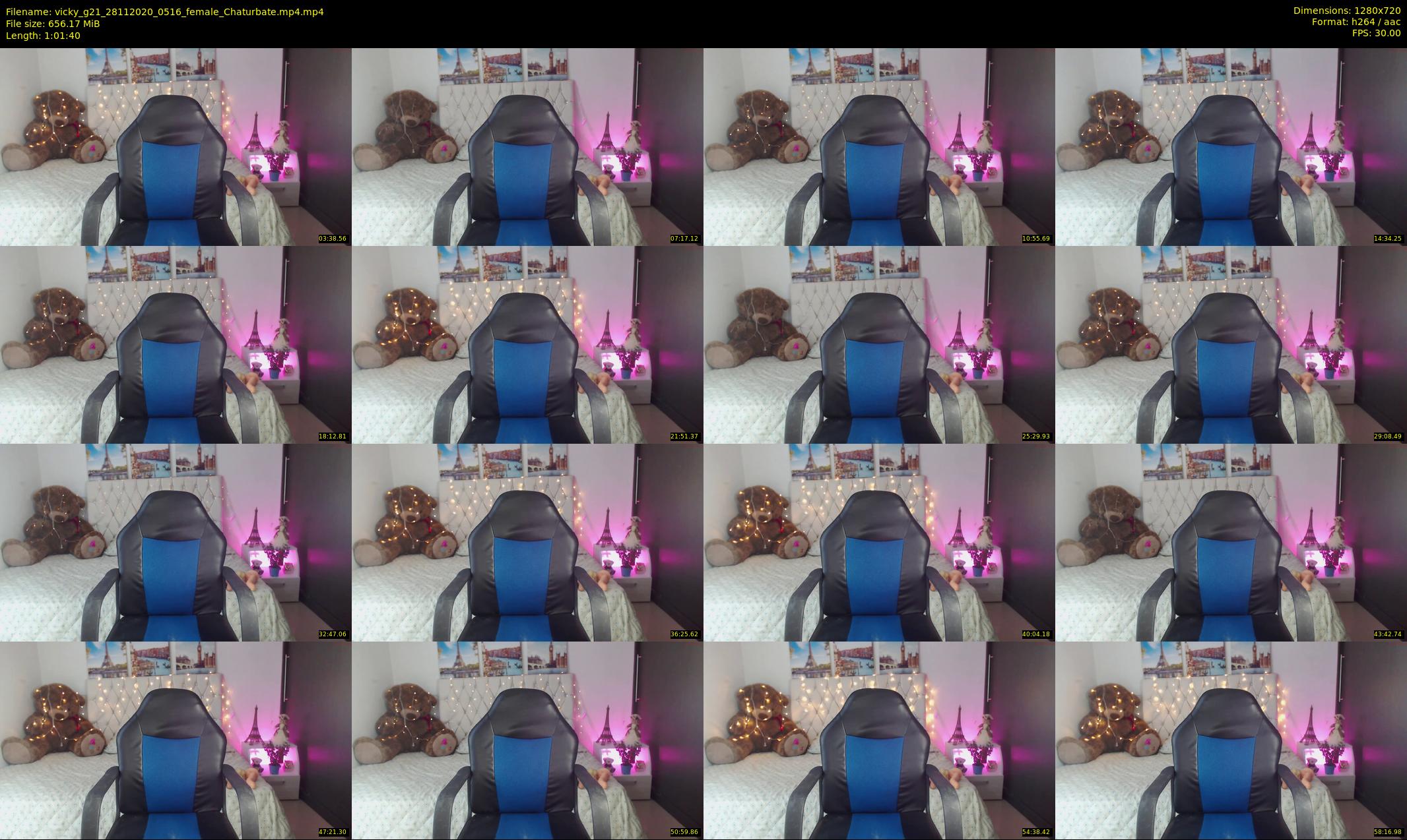 vicky_g21 — 62 minute Chaturbate female cam show recording, 720p, Nov 28, 2020