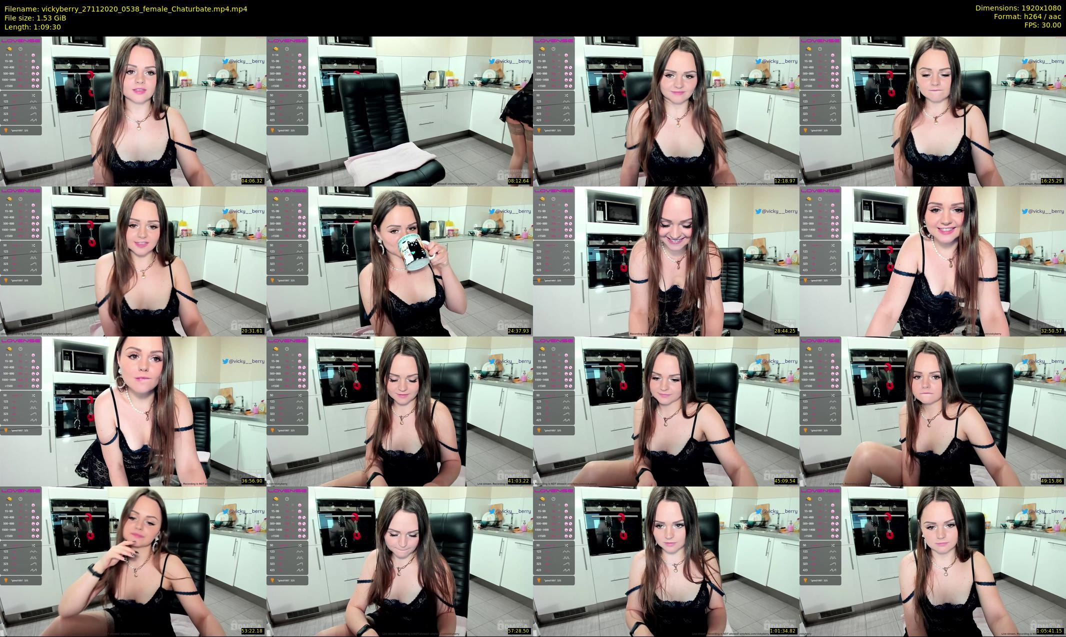vickyberry — 70 minute Chaturbate female cam show recording, 1080p, Nov 27, 2020