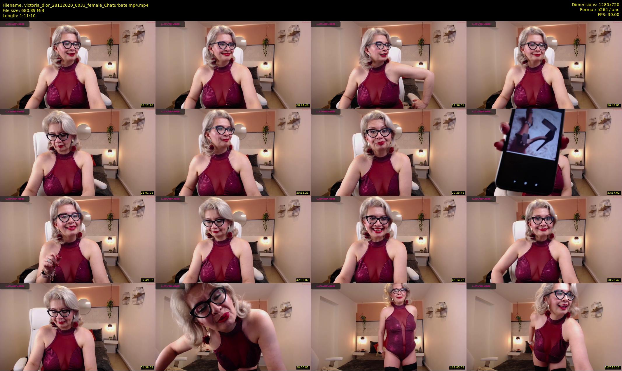 victoria_dior — 72 minute Chaturbate female cam show recording, 720p, Nov 28, 2020