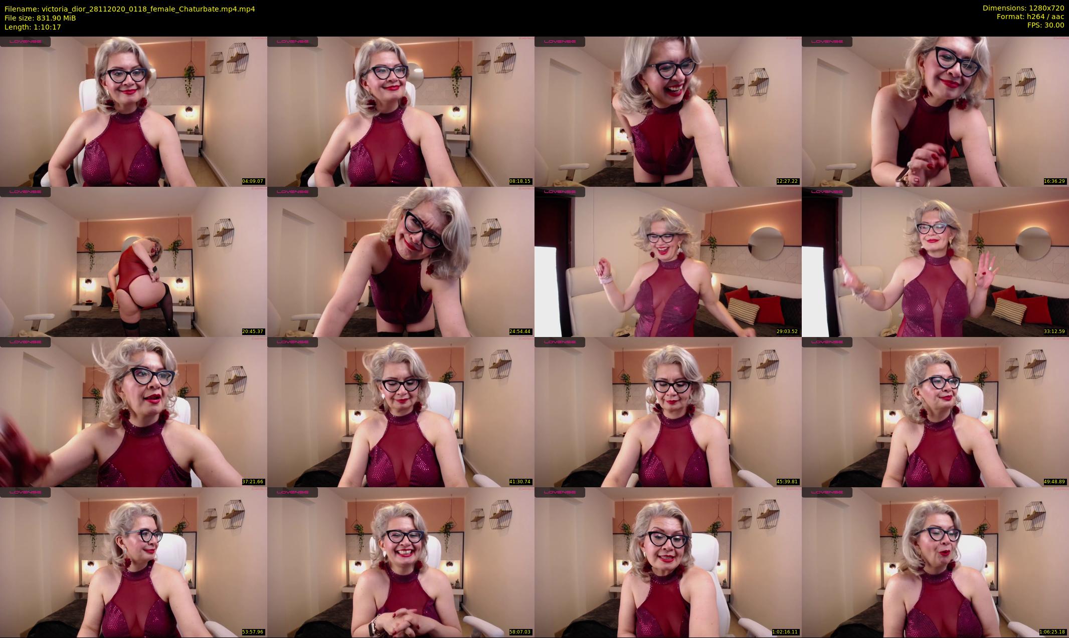 victoria_dior — 71 minute Chaturbate female cam show recording, 720p, Nov 28, 2020