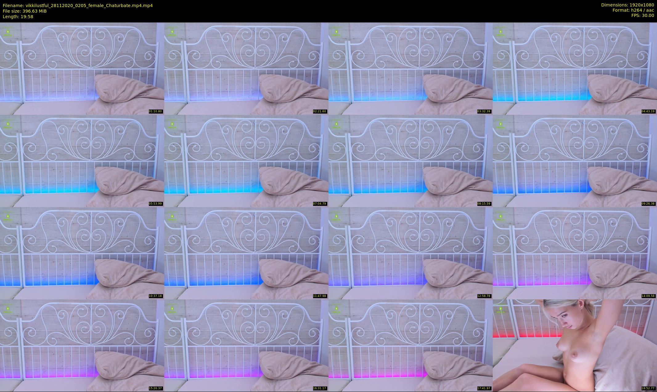 vikkilustful — 20 minute Chaturbate female cam show recording, 1080p, Nov 28, 2020