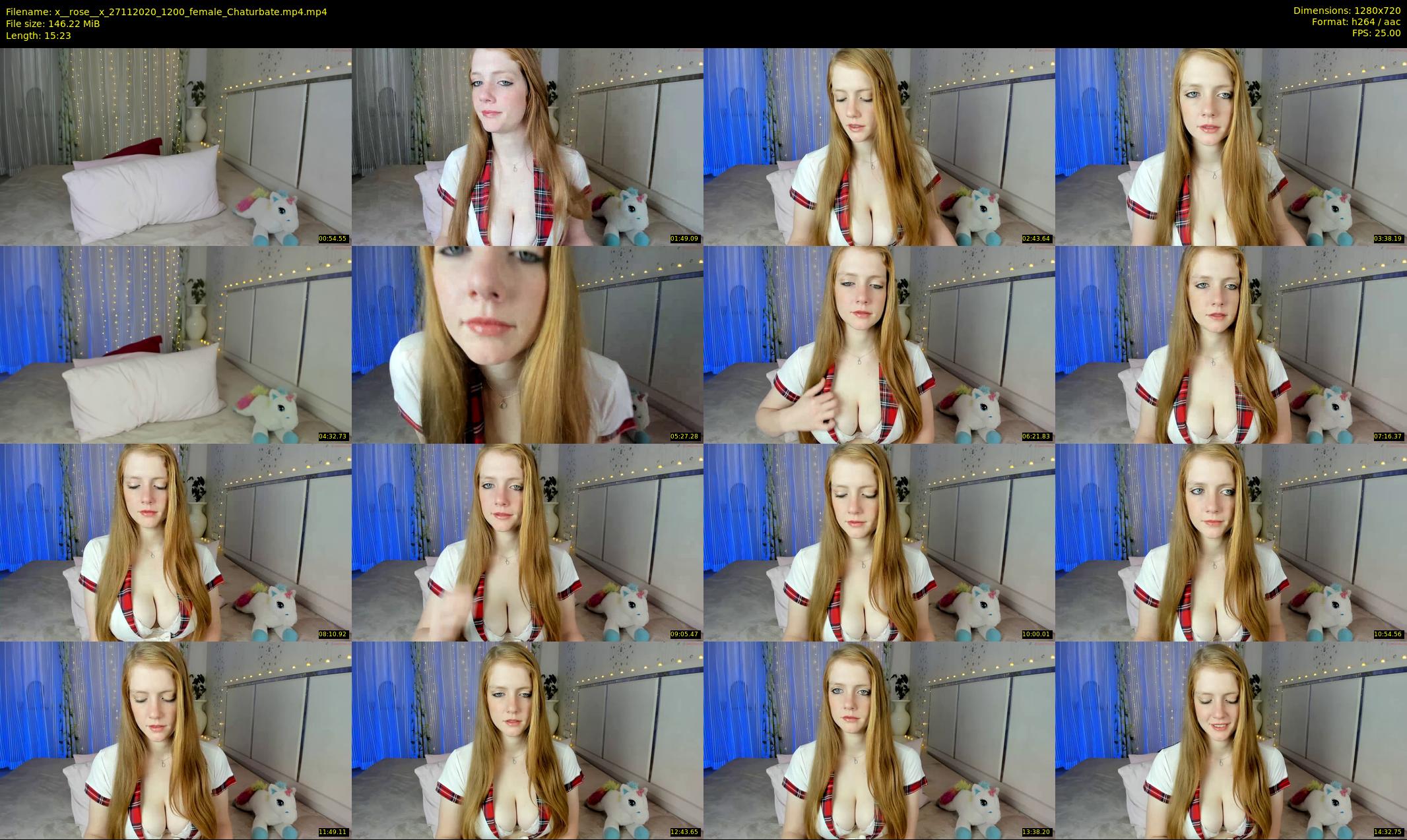 x__rose__x — 16 minute Chaturbate female cam show recording, 720p, Nov 27, 2020