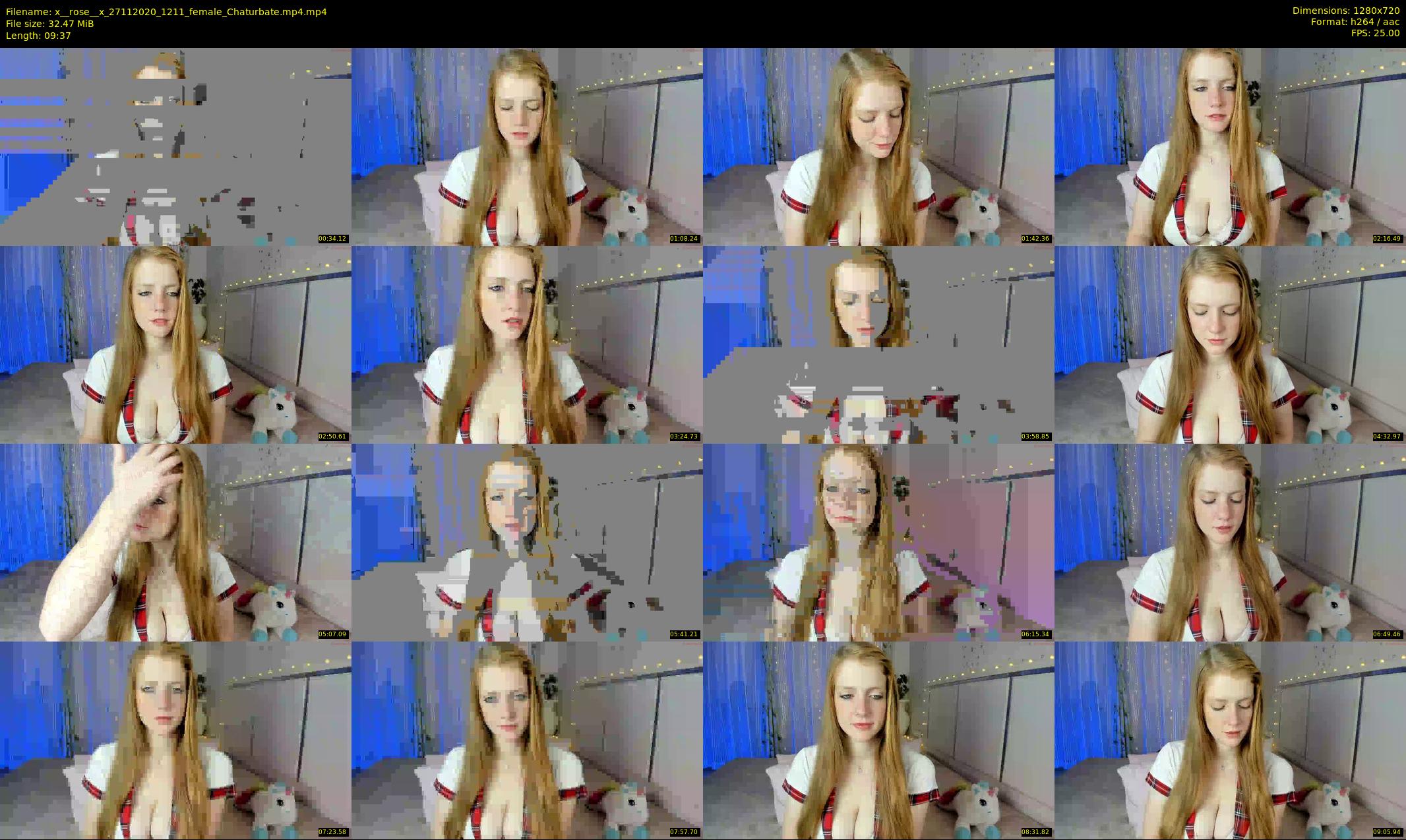 x__rose__x — 10 minute Chaturbate female cam show recording, 720p, Nov 27, 2020